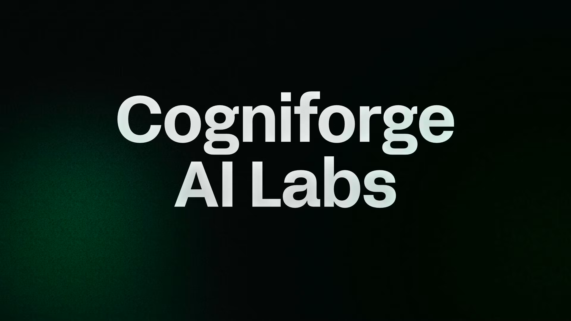 Cogniforge AI Labs