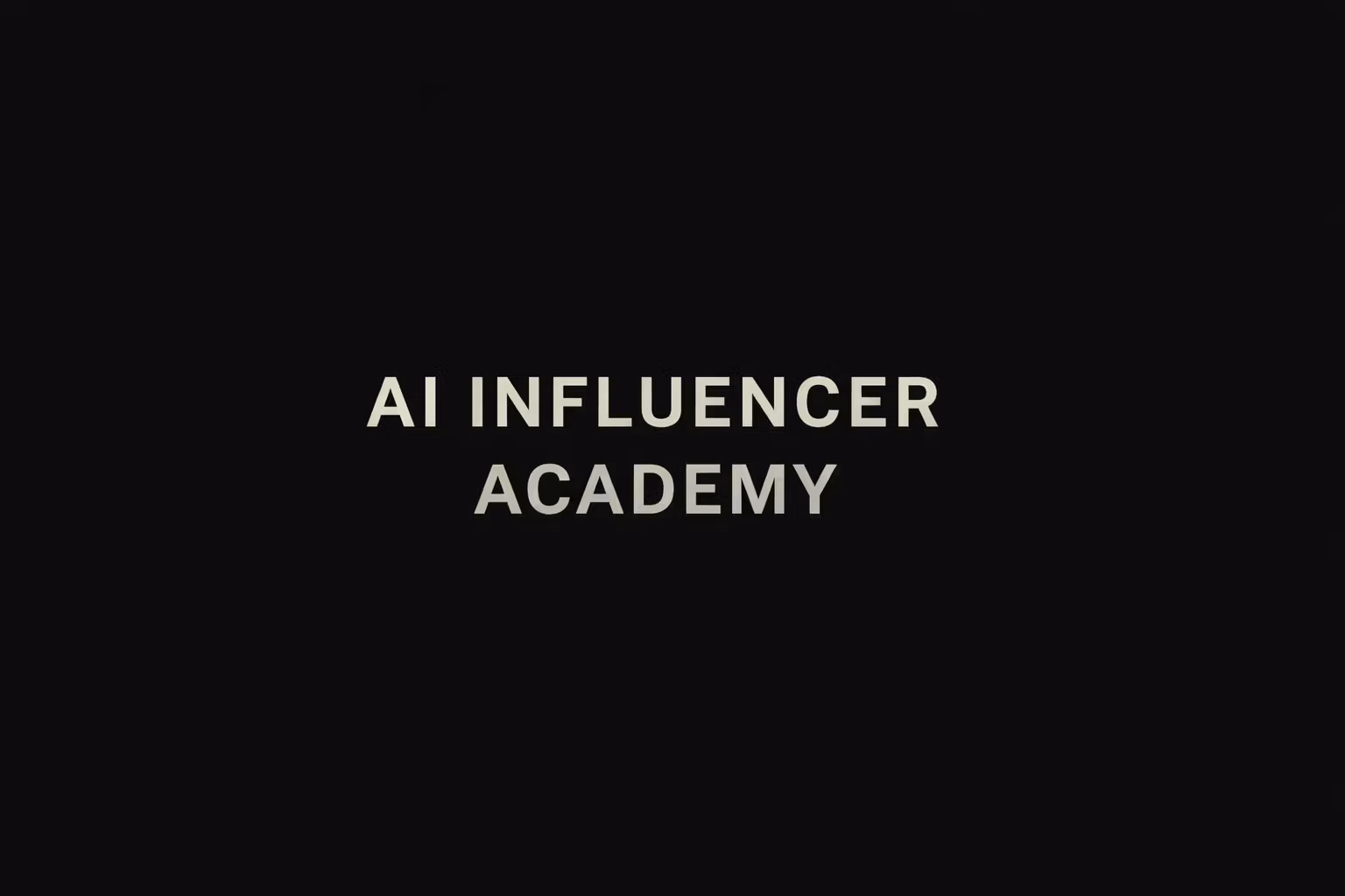 AI Influencer Academy