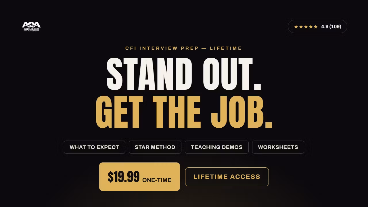 CFI  interview Prep - Lifetime