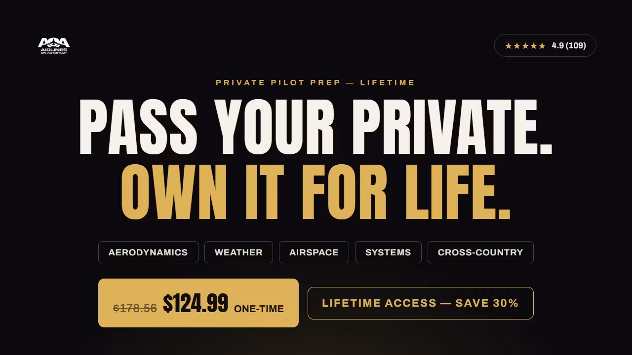 Private Pilot Prep - Lifetime