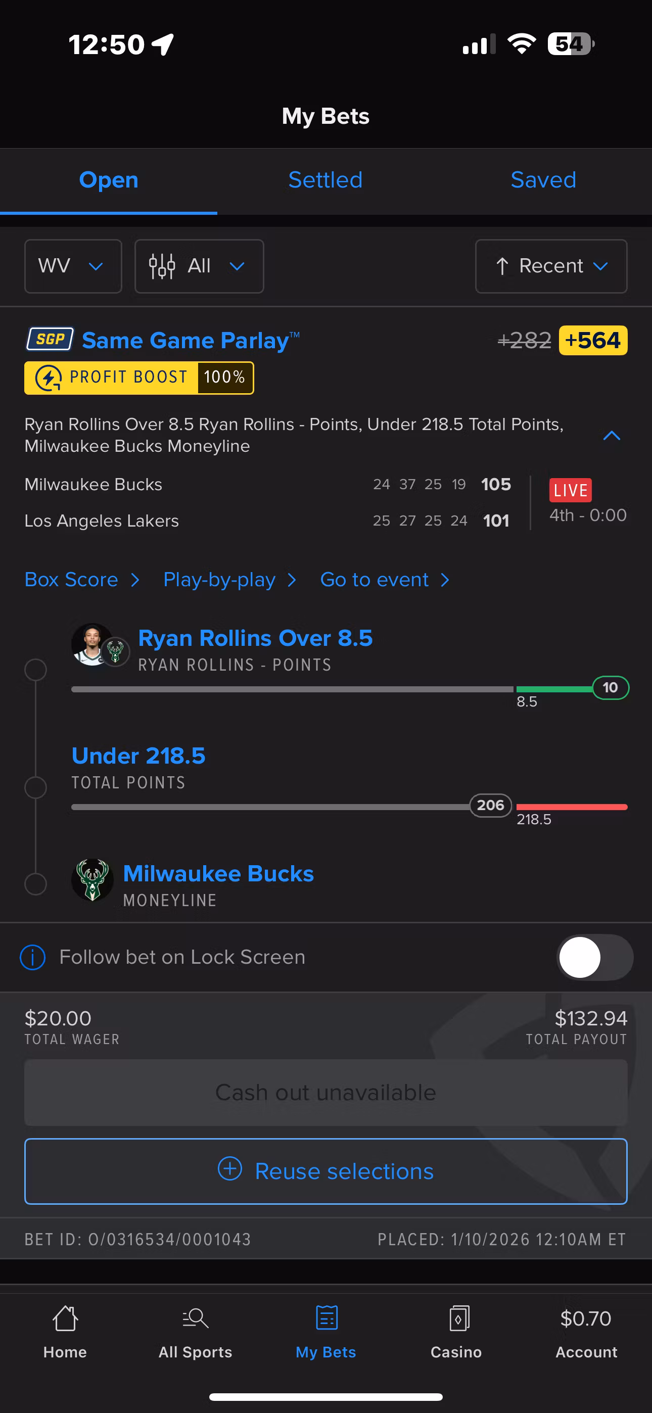 BETTOWIN’S PLAYER PROP PACKAGE