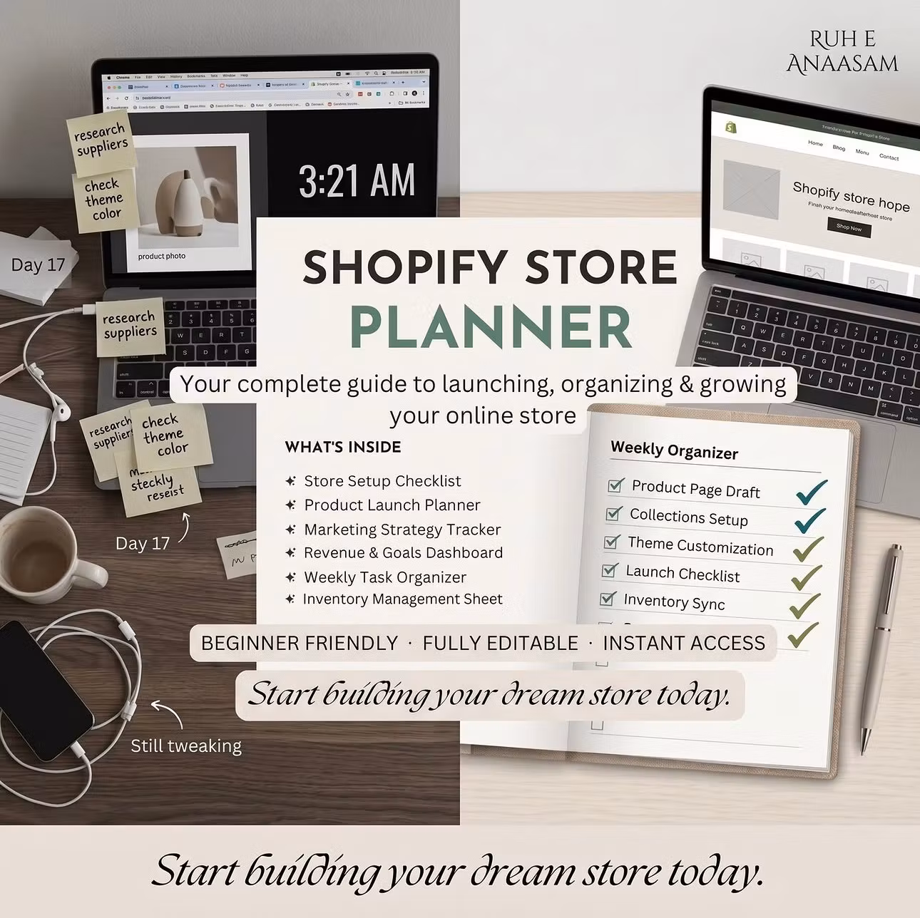 Shopify store Planner