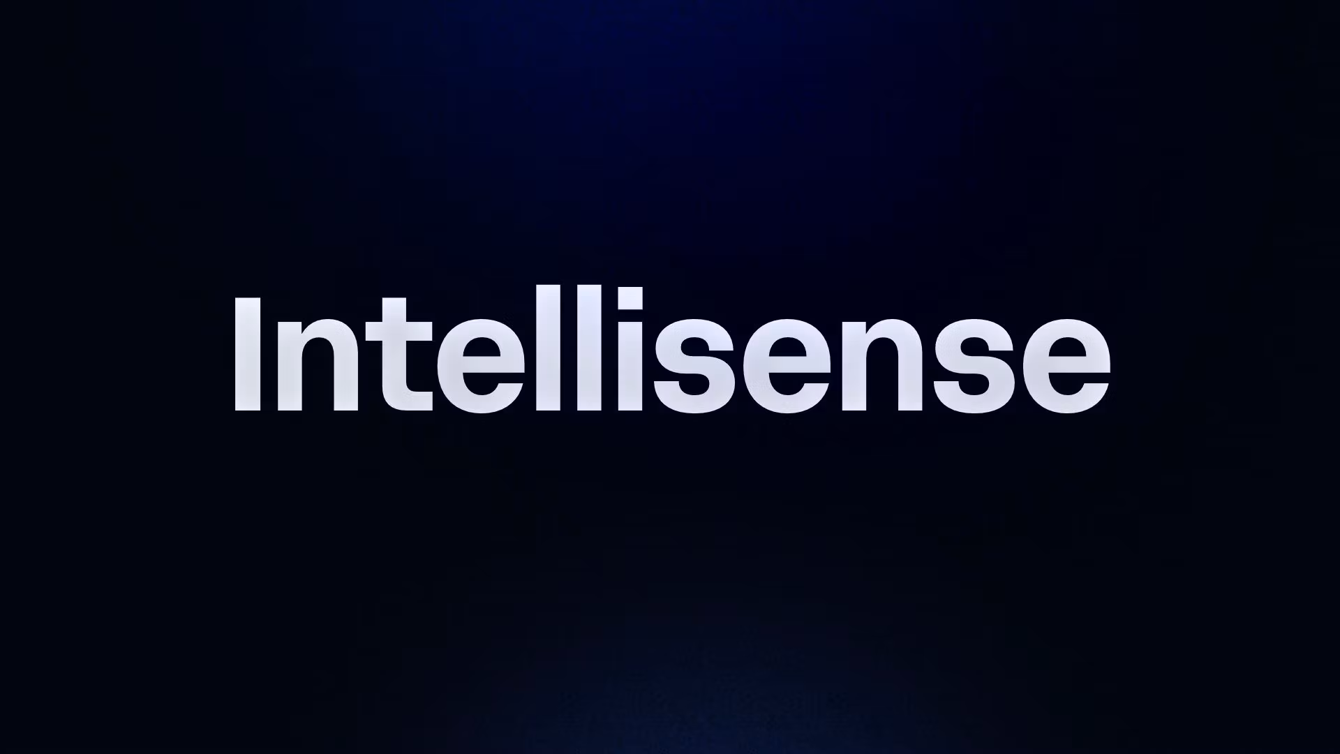 Intellisense