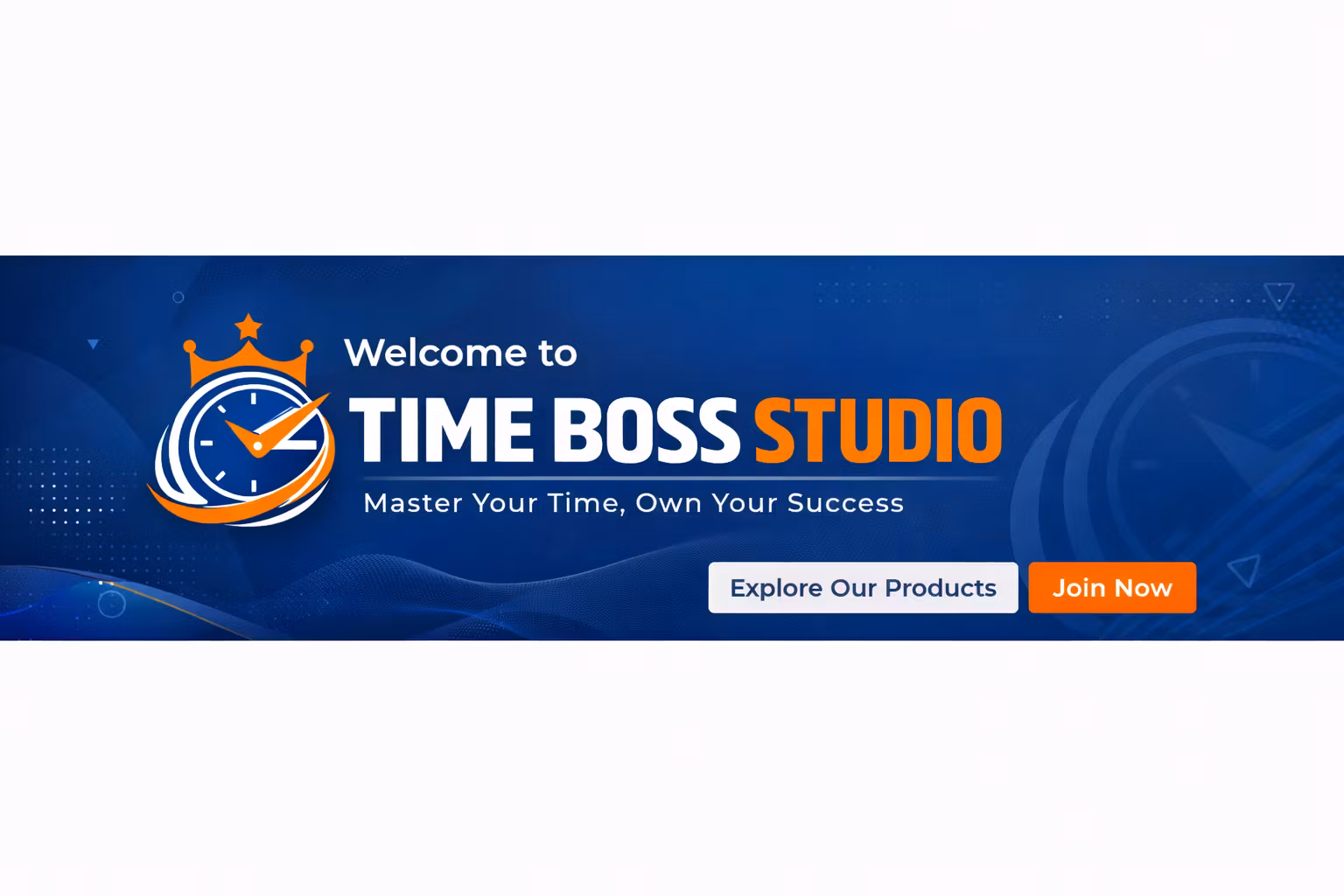 Welcome to Time Boss Studio