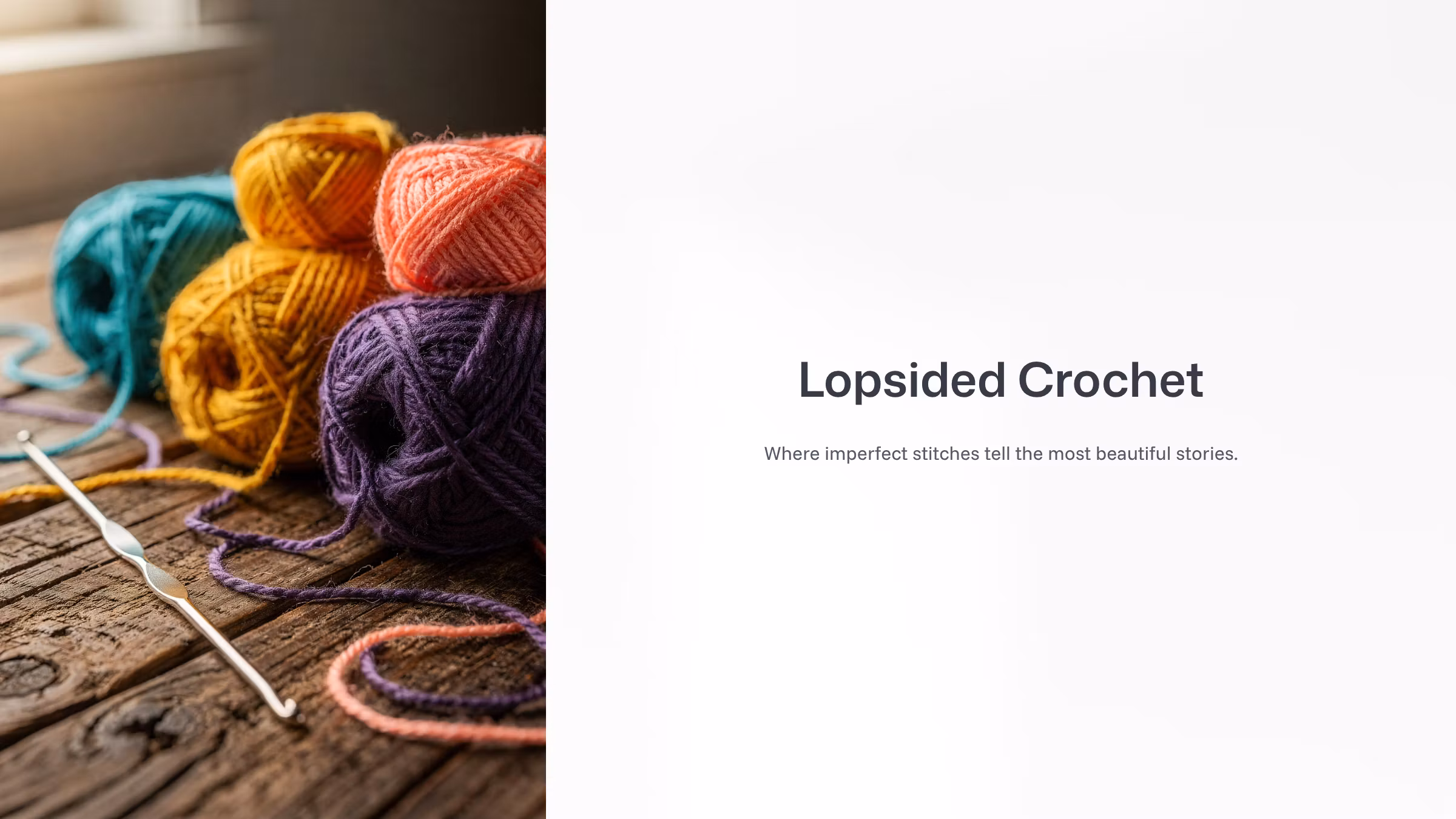 Lopsided Crochet