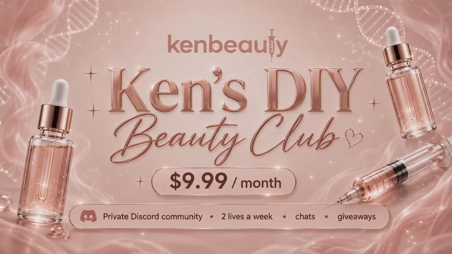 Ken's DIY Beauty Club (LIVE access)