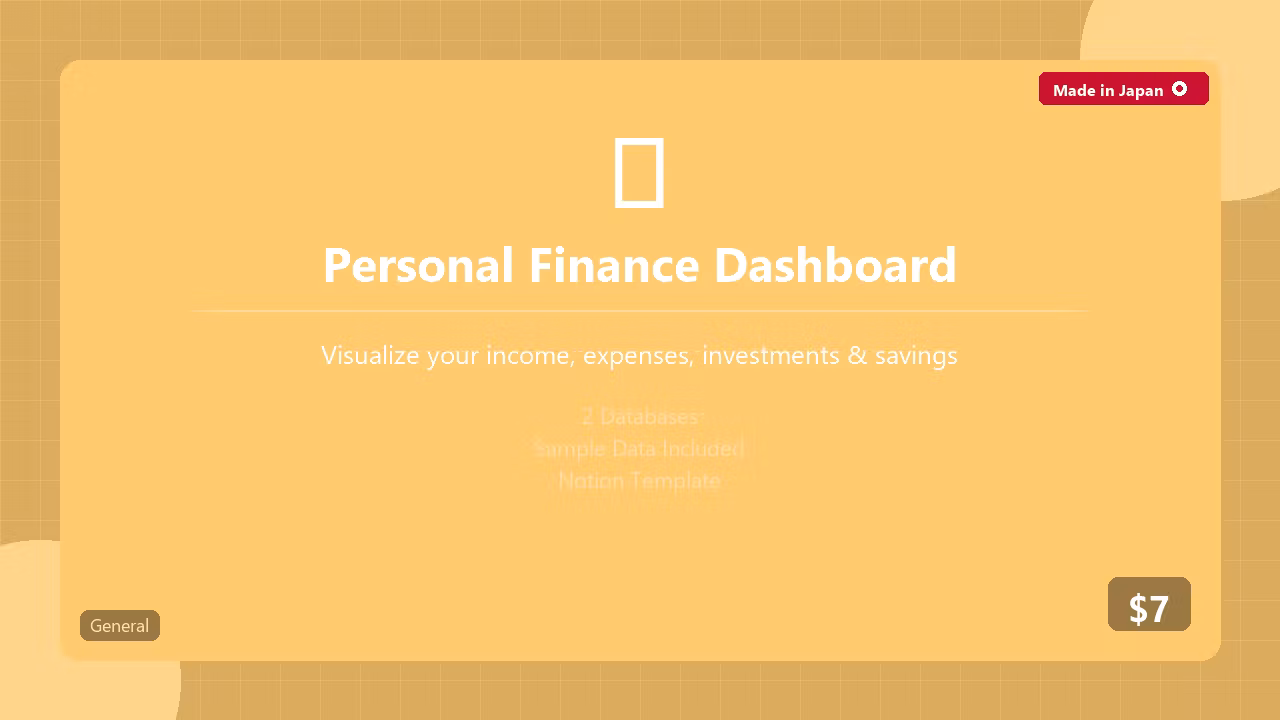 💵 Personal Finance Dashboard