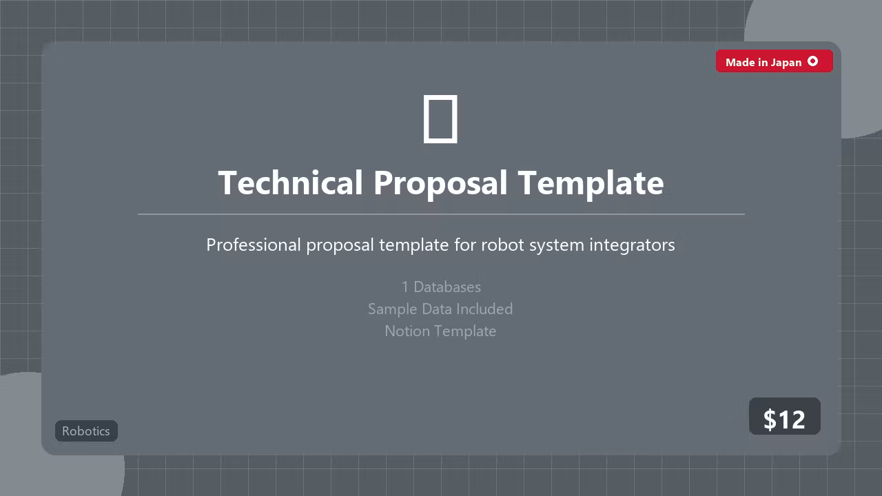 📄 Technical Proposal Template