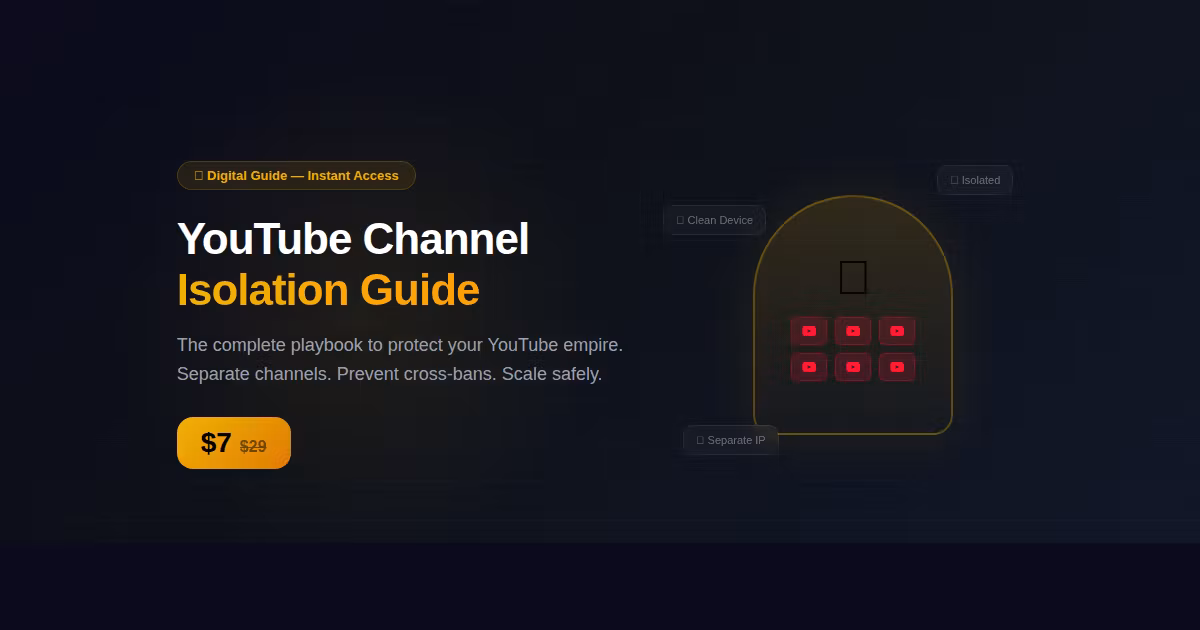 YouTube Channel Isolation Guide