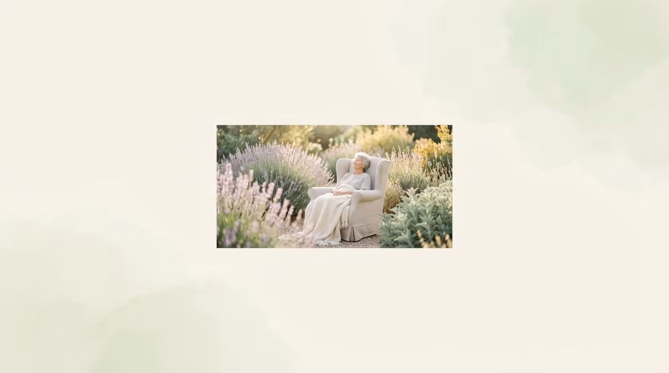 Helping the elderly relax