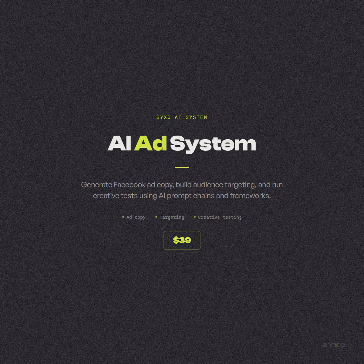 AI Ad System