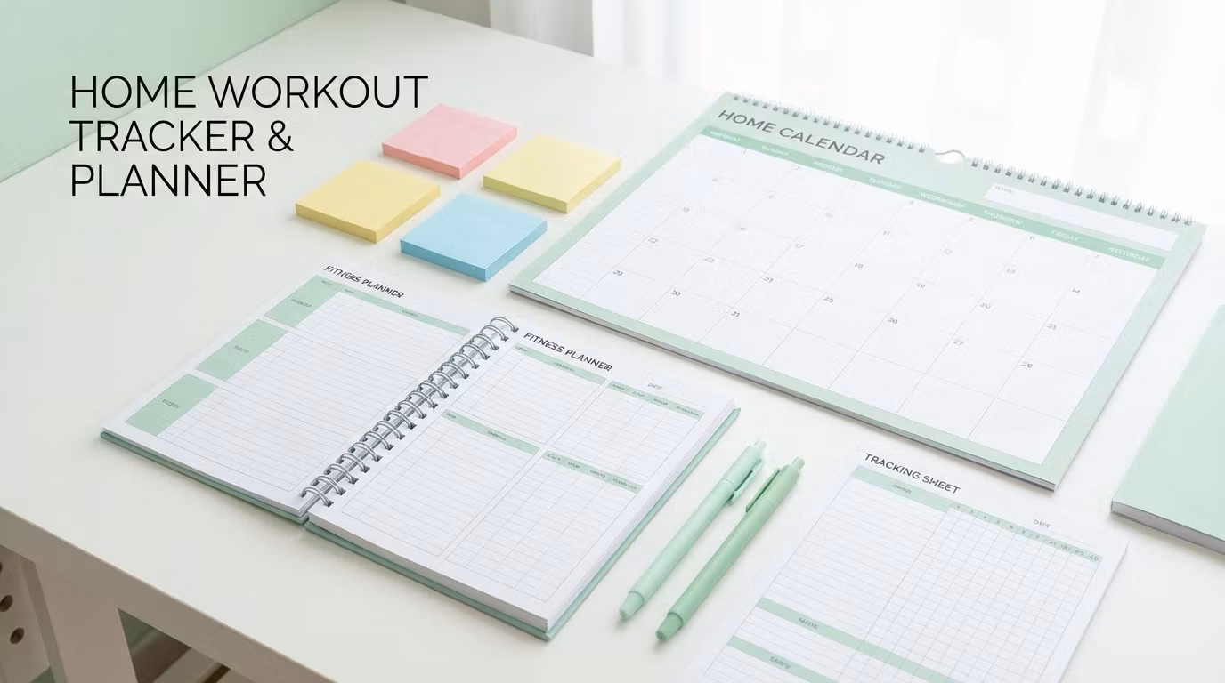 Home Workout Tracker & Planner 📅✨