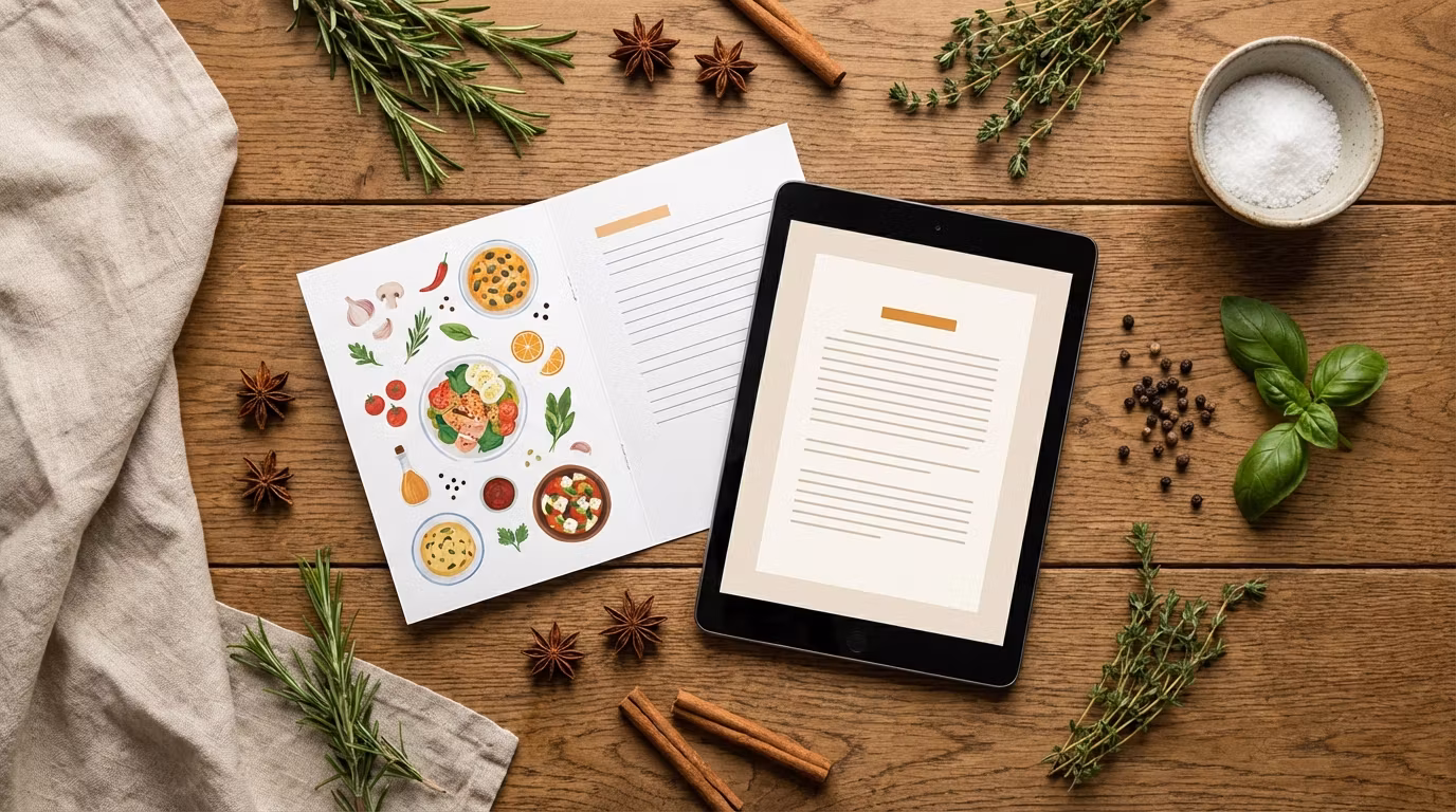 E-Books & Recipe Cards