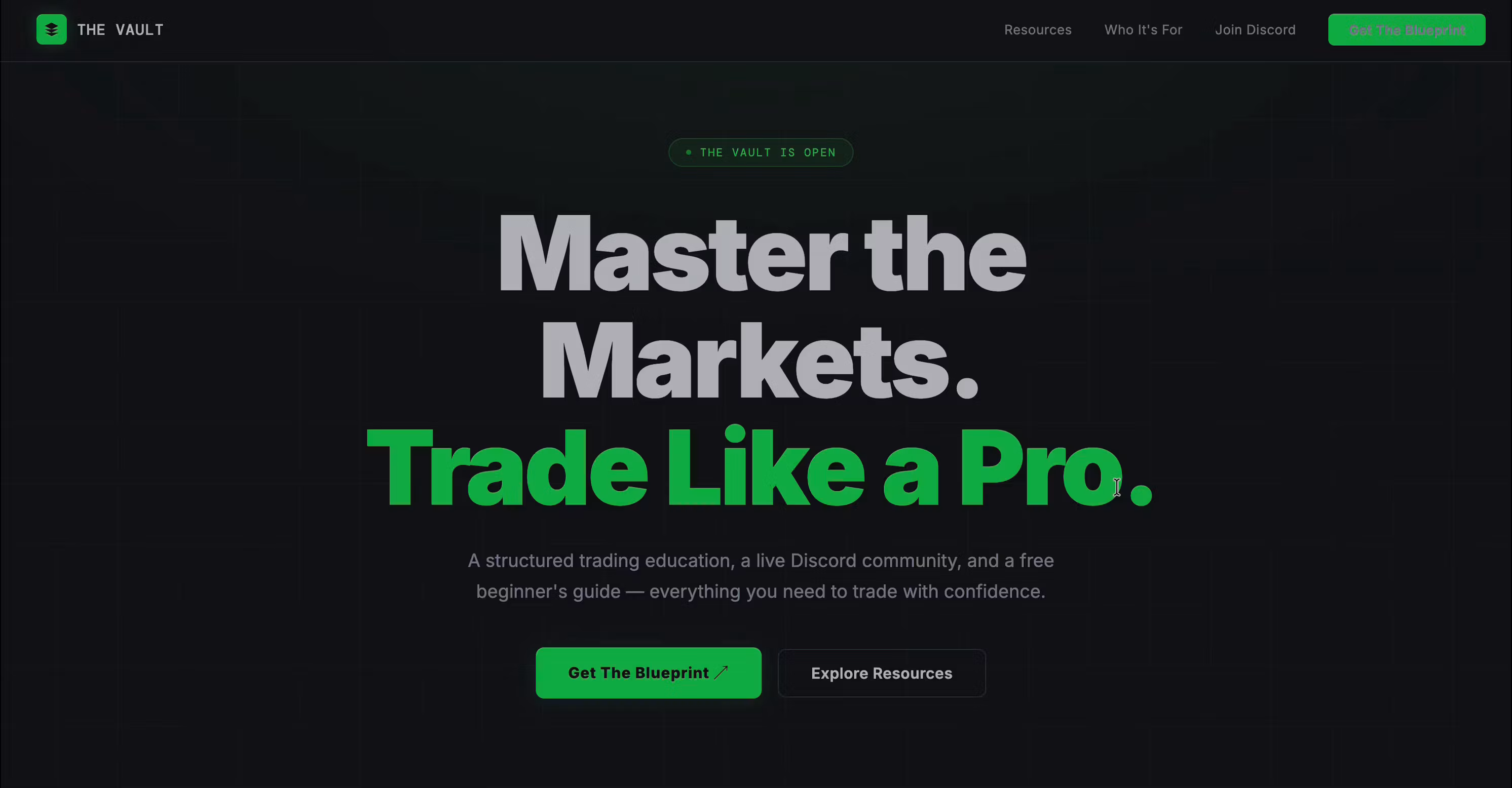 The Trading Blueprint 