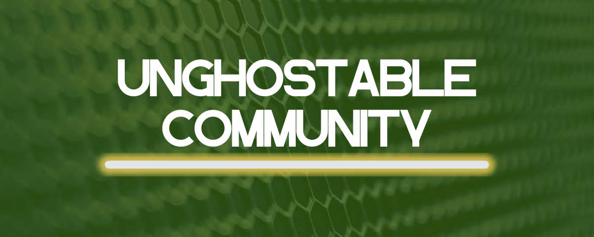 The Unghostable Community