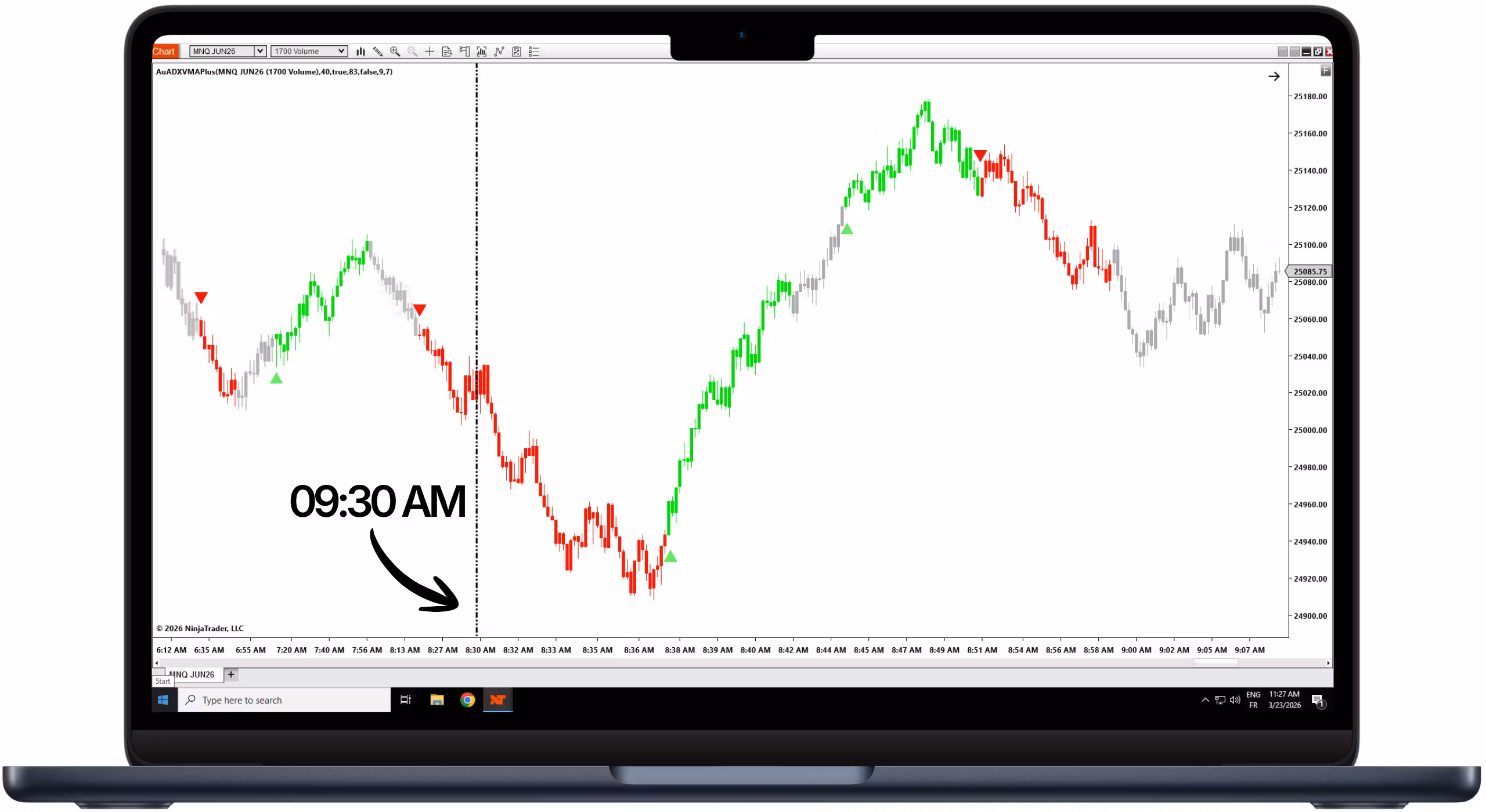 NQ NY Open Automated Trading Bot
