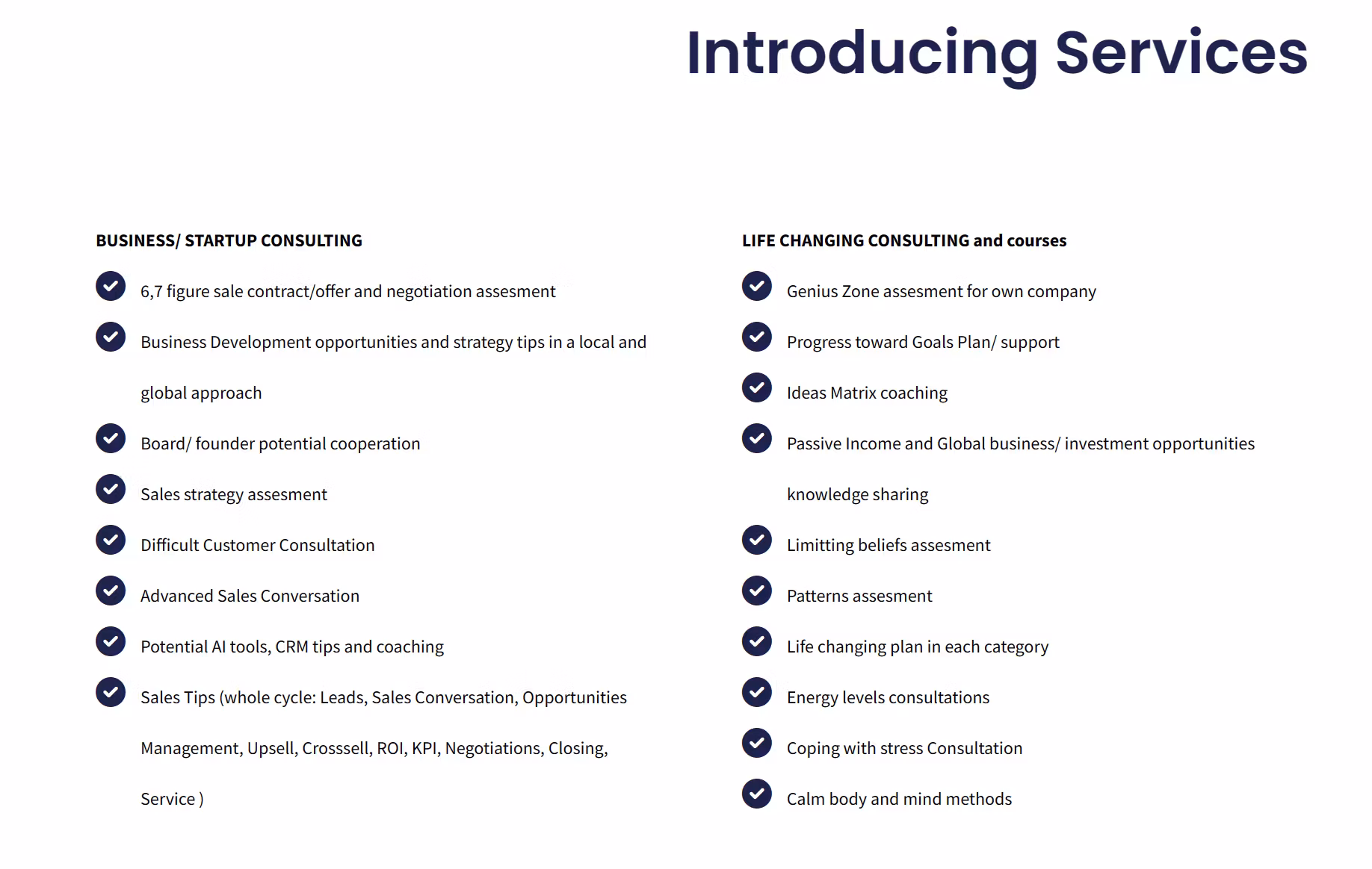 Intuitive Business/ Life Advice