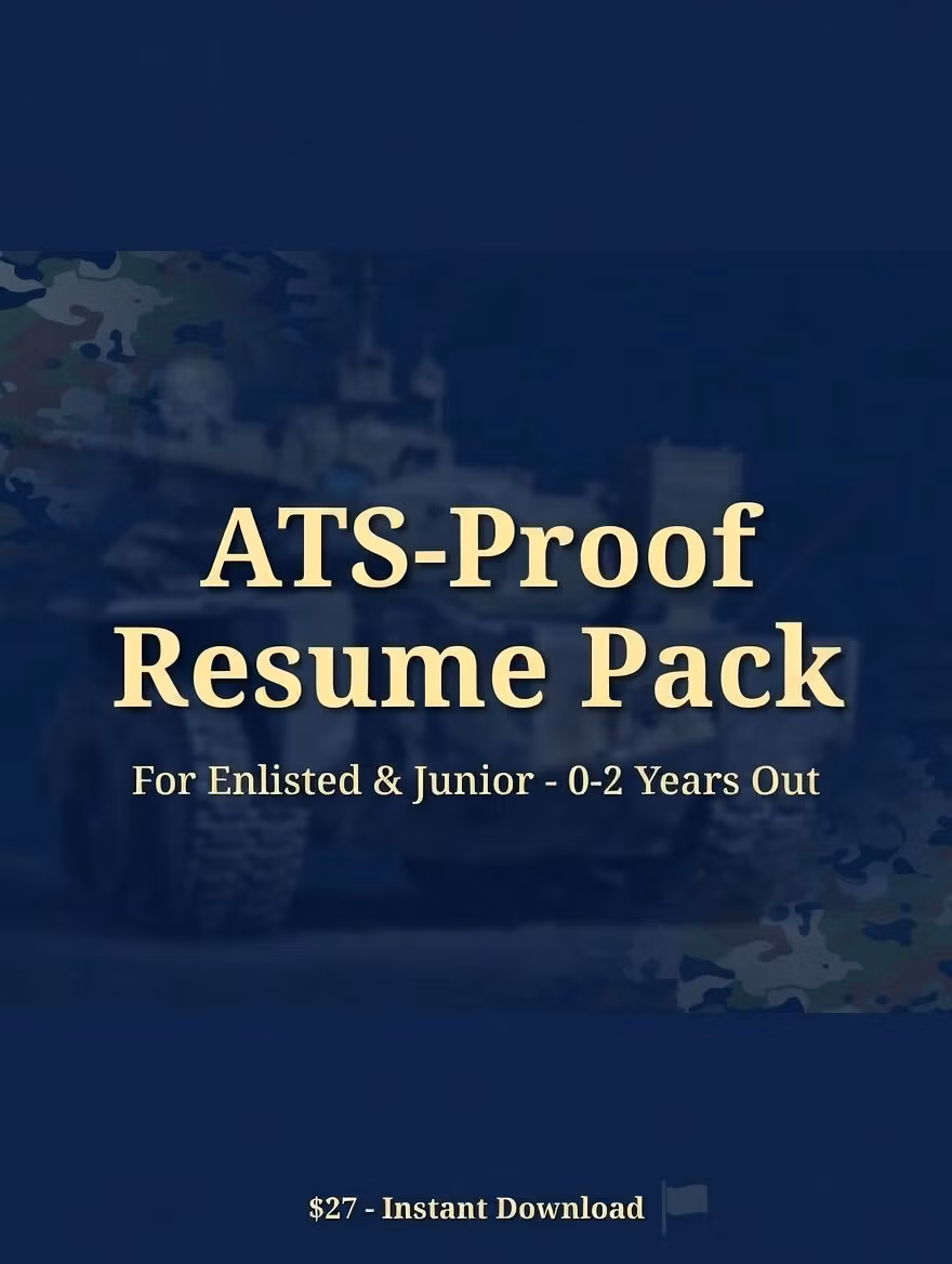 Vet Resume Pack