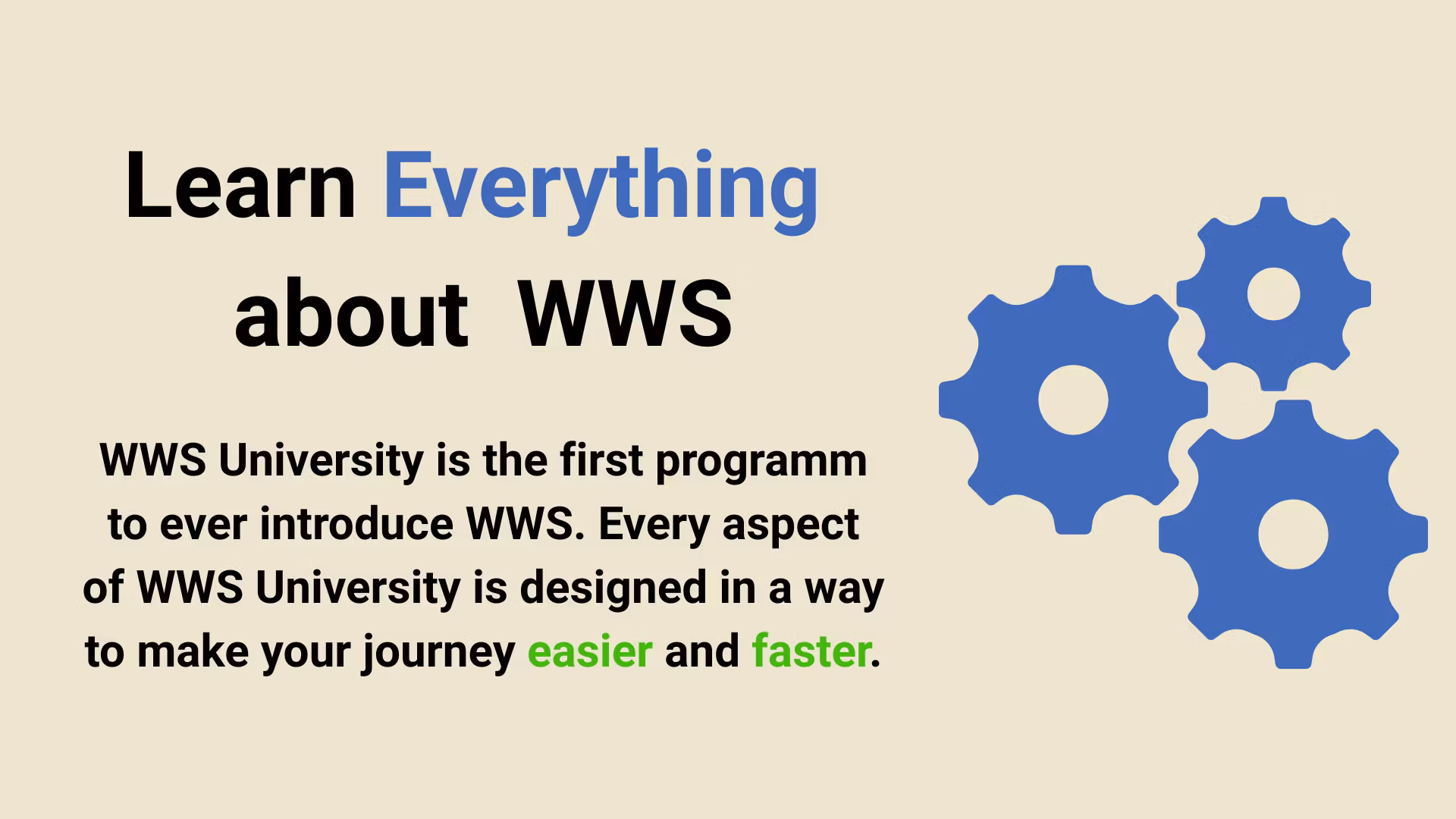 WWS University