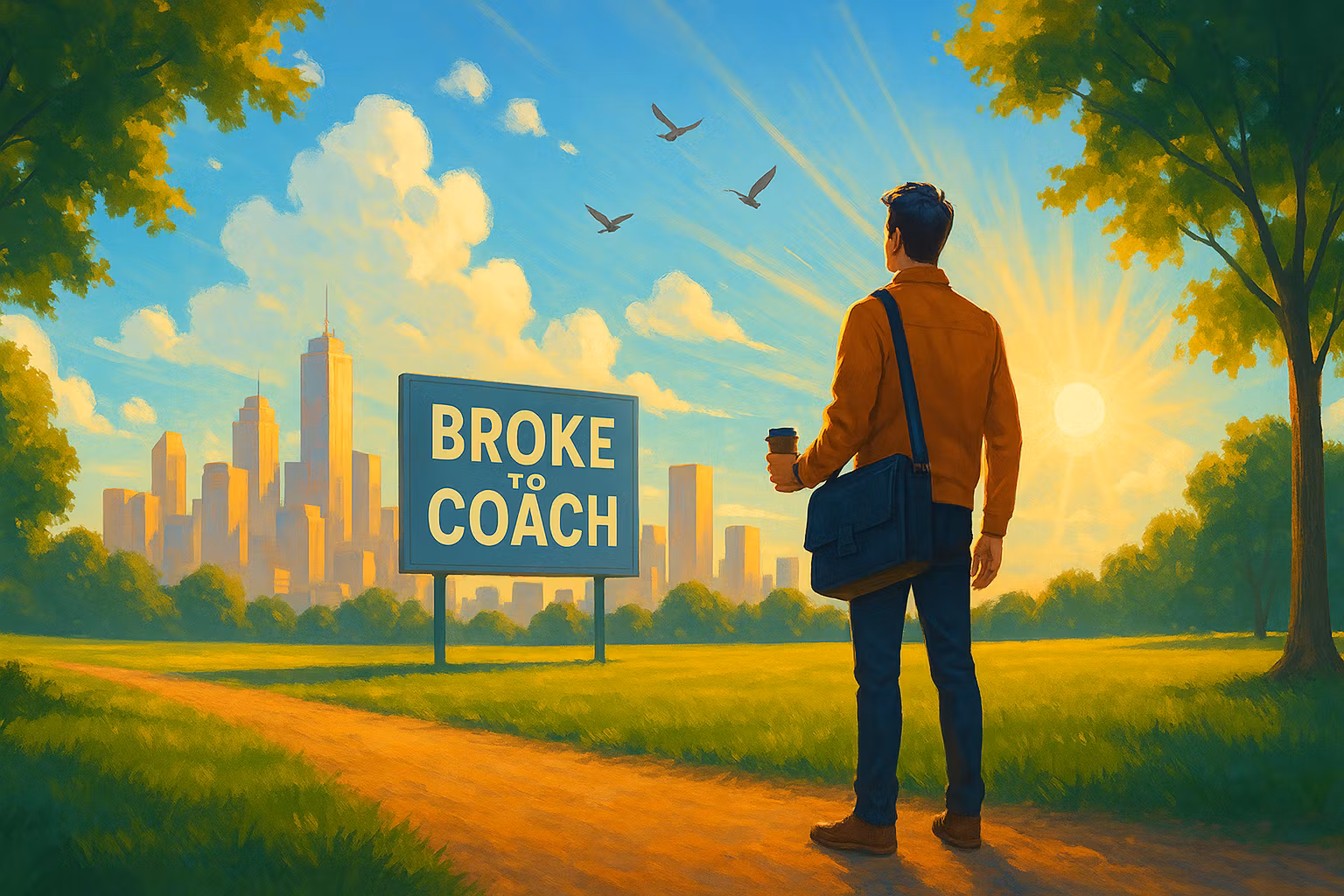 Broke to Coach