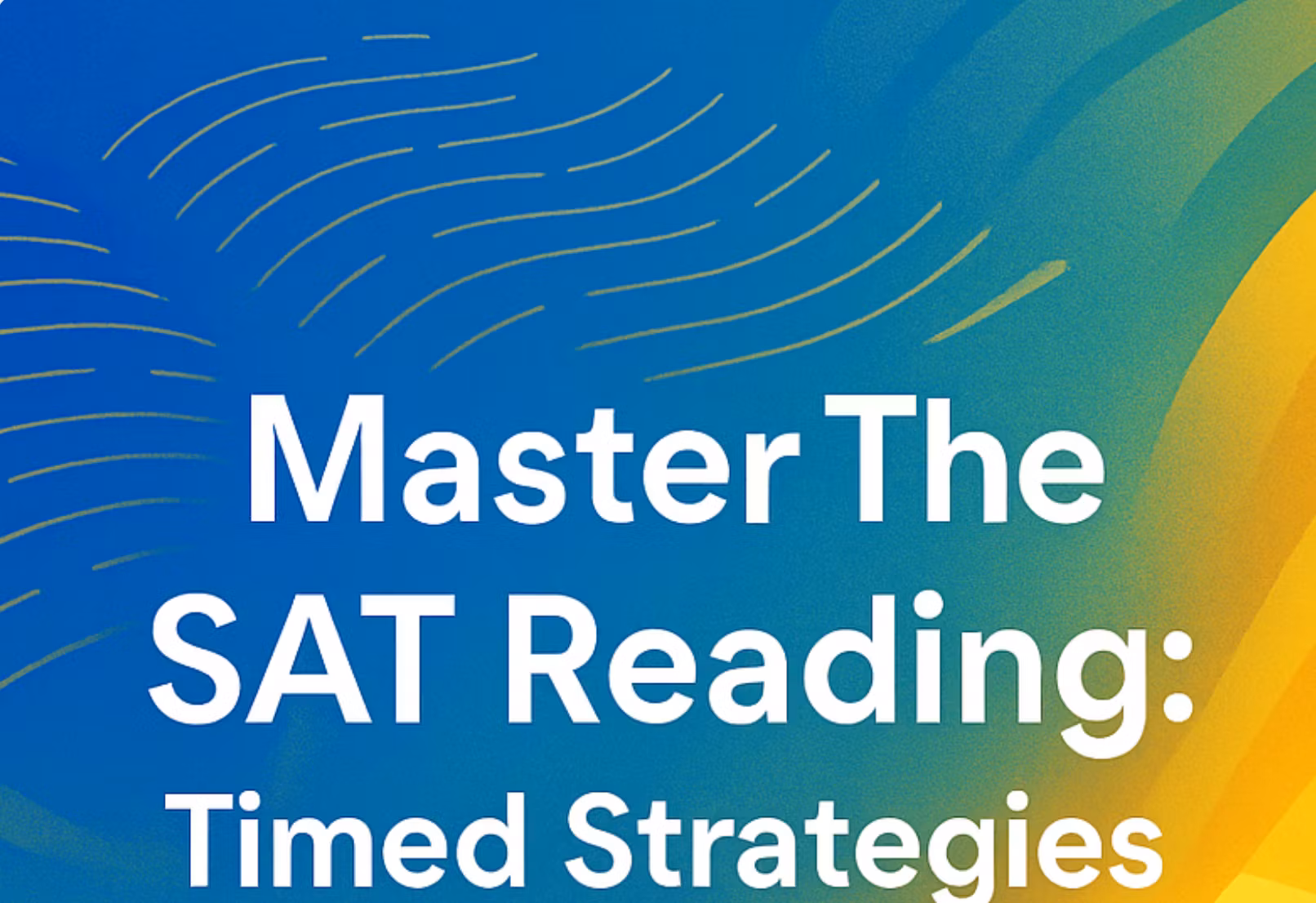 Master The SAT Reading