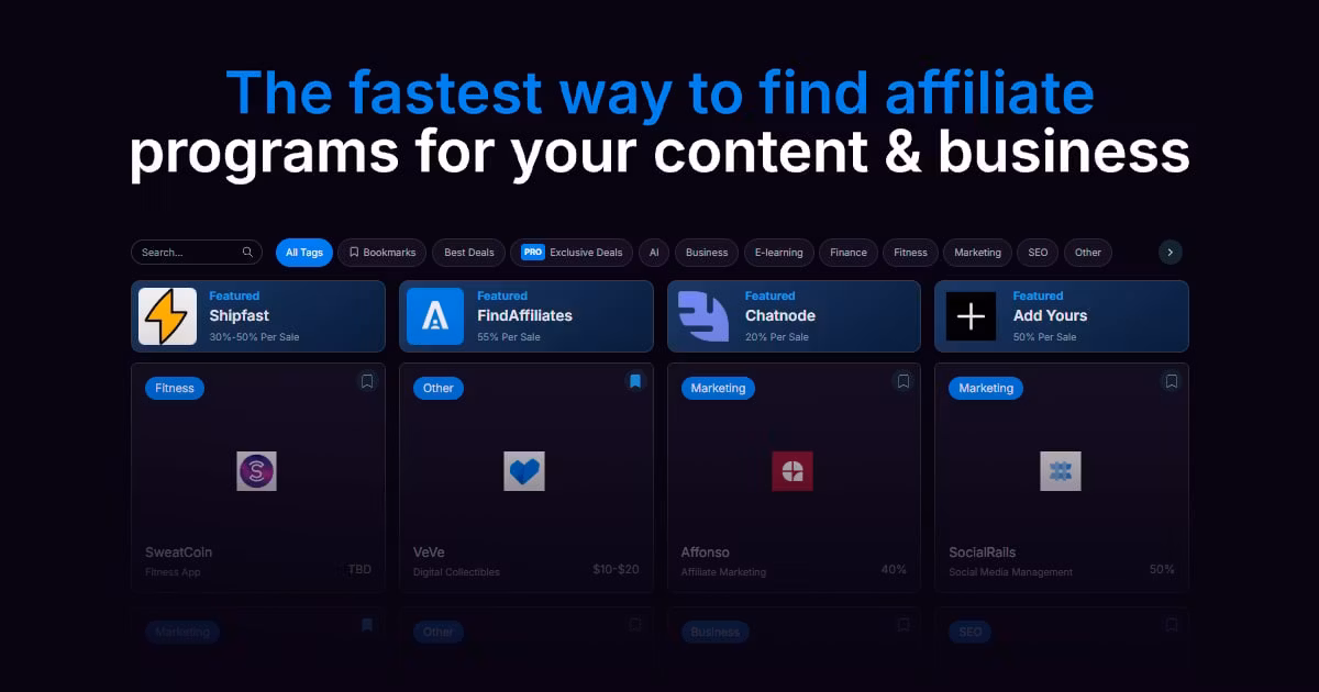 Find Affiliates