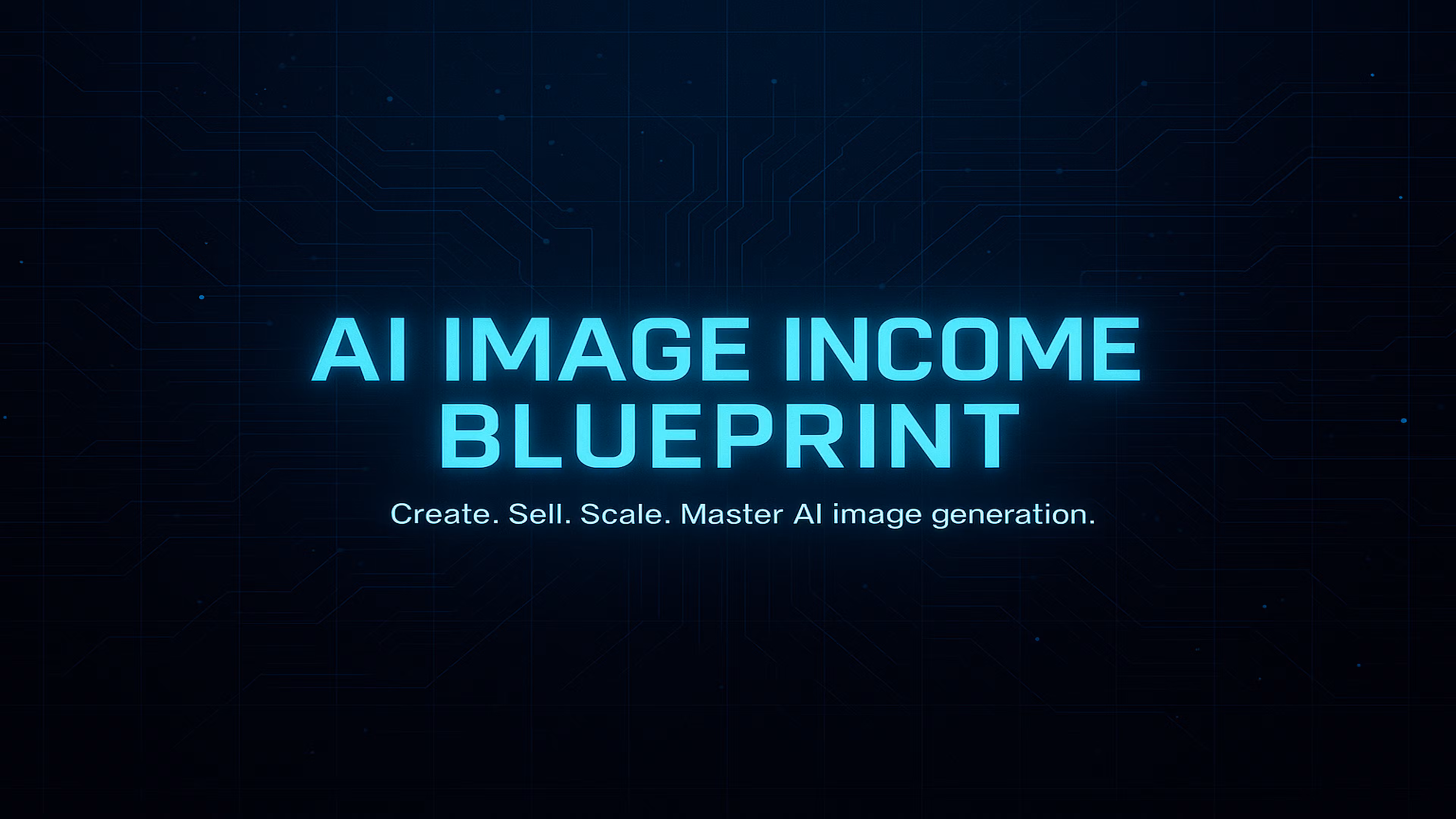 AI Image Income Blueprint