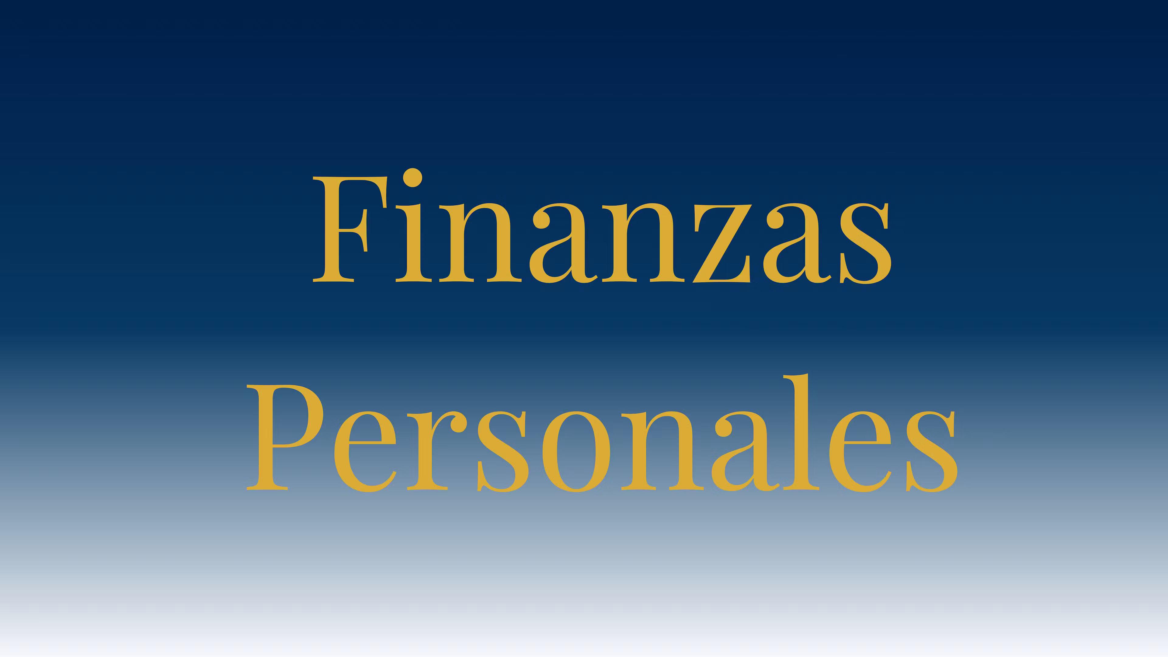 Finanzas personales