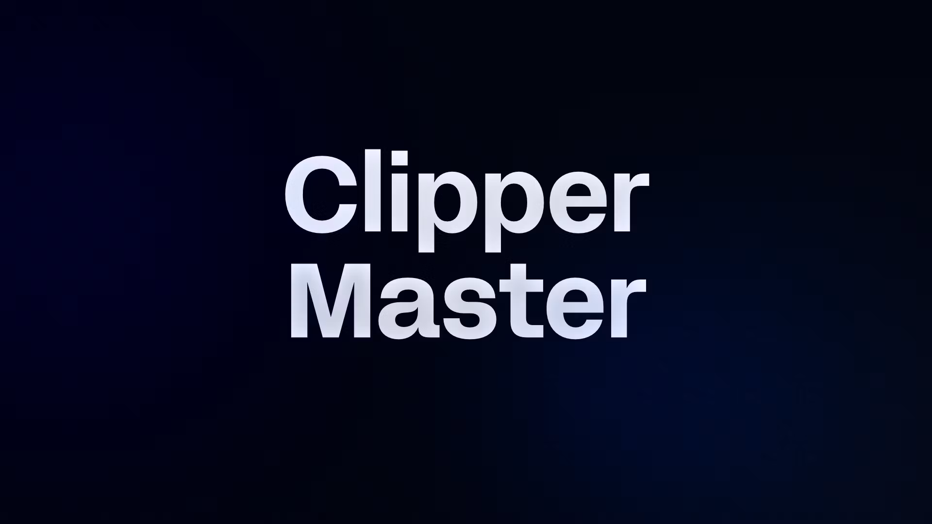 Clipper Master