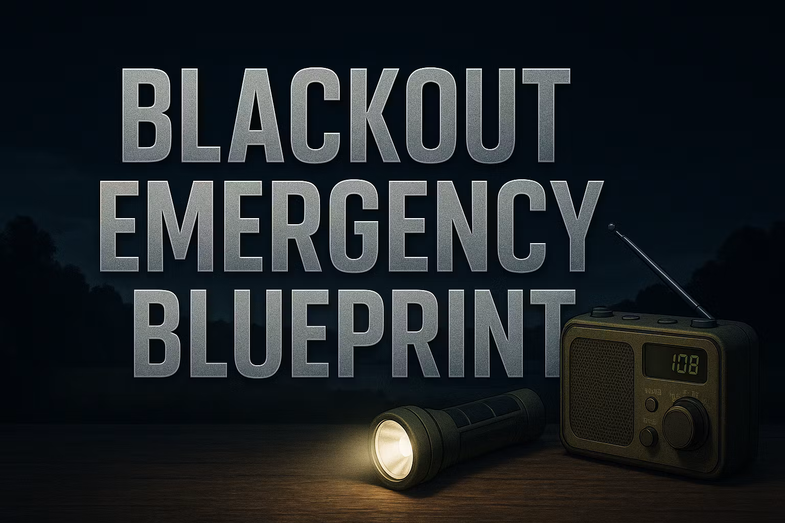 Blackout Emergency Blueprint
