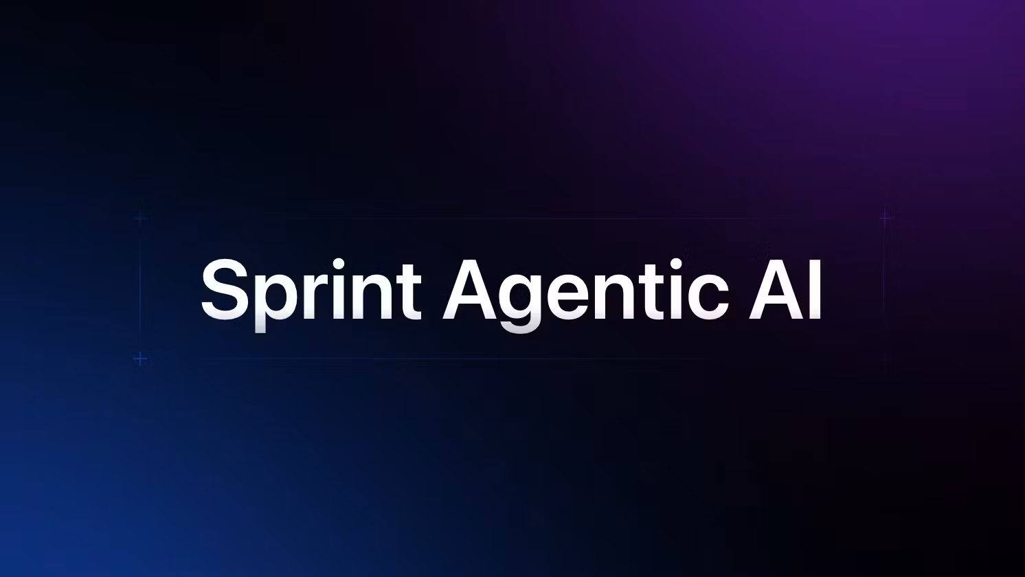 Sprint Agentic AI