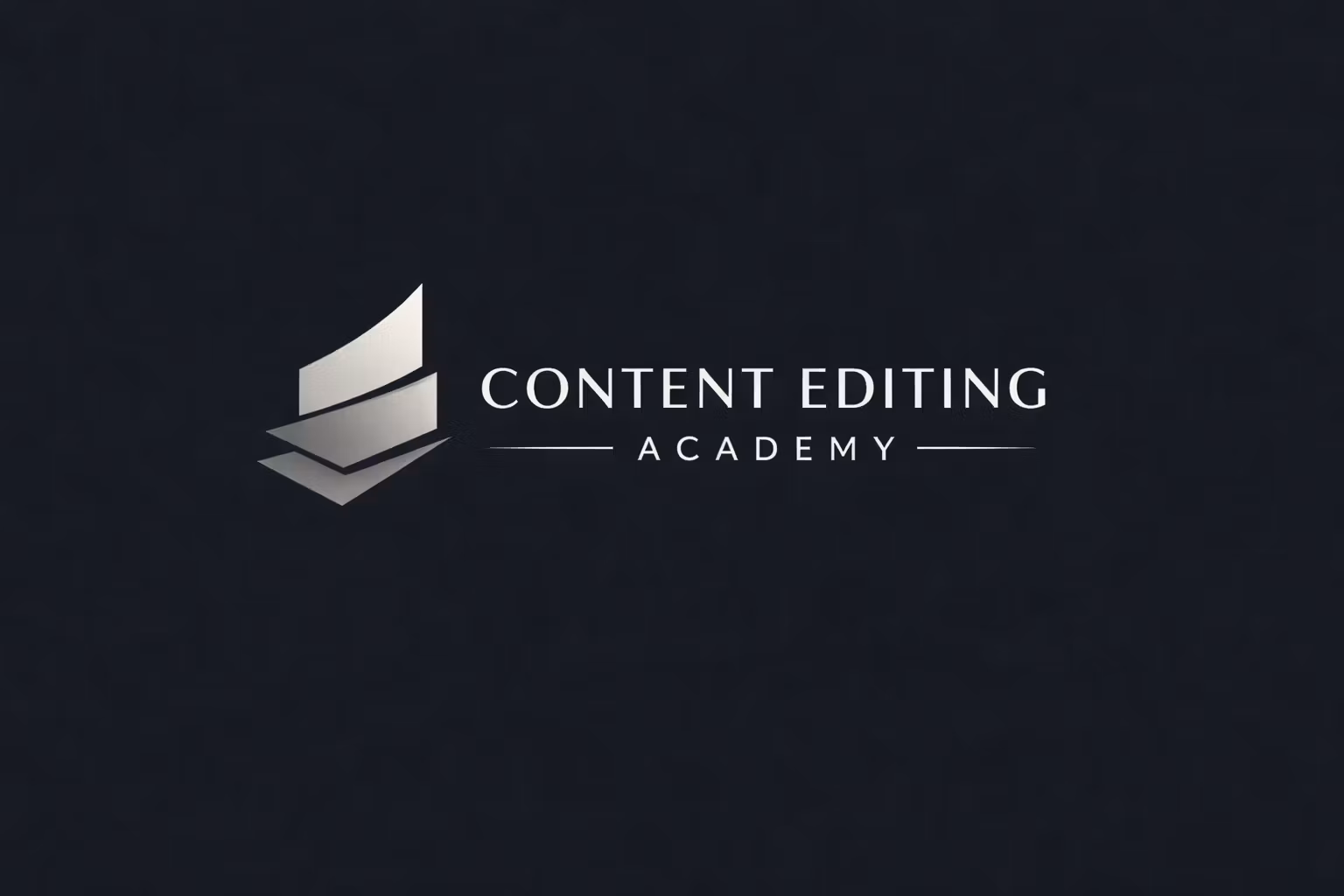 Content Editing Academy