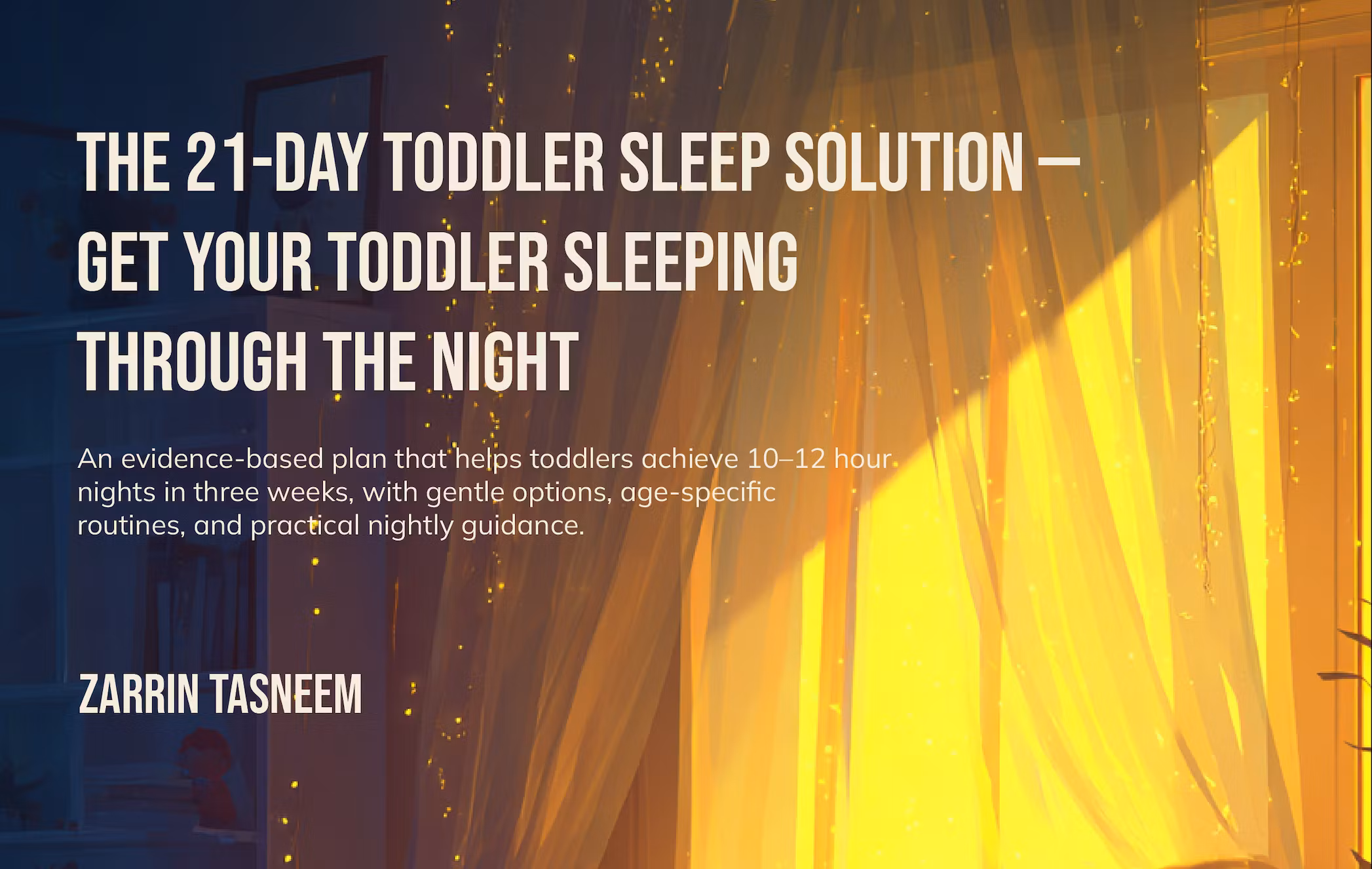 The 21-Day Toddler Sleep Solution