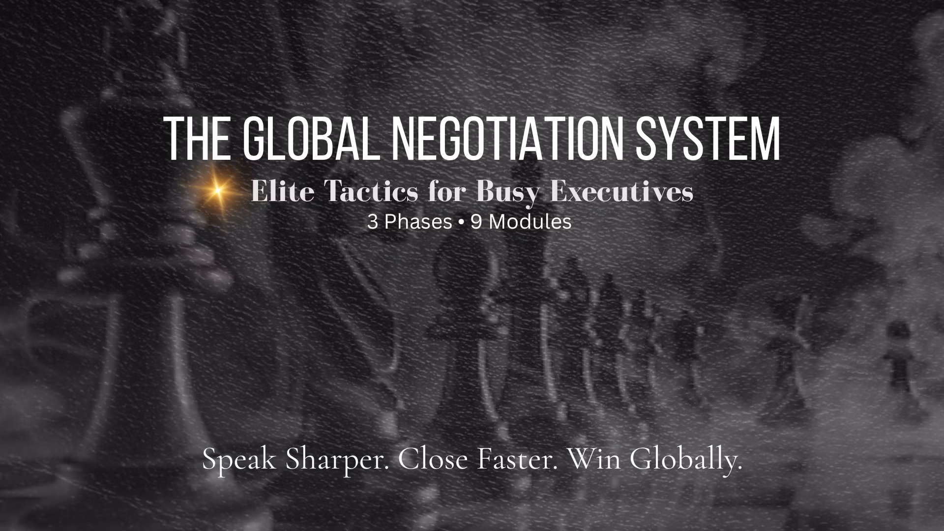 Global Negotiation System