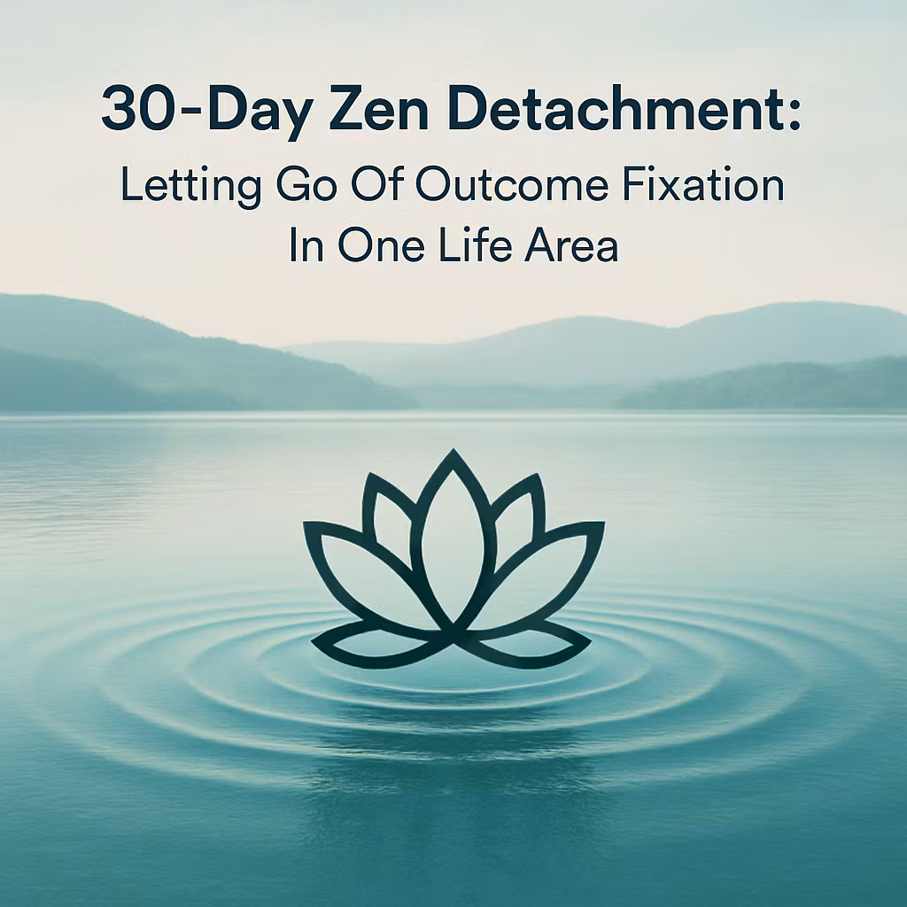 30 Day Zen Detachment