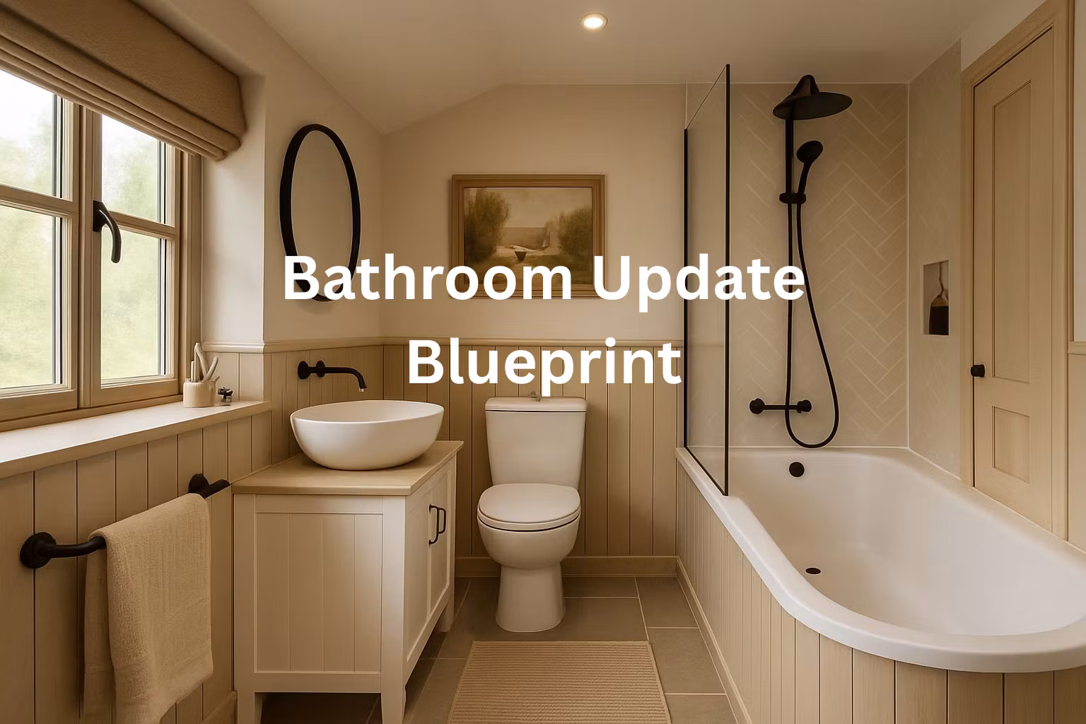 Bathroom Update Blueprint