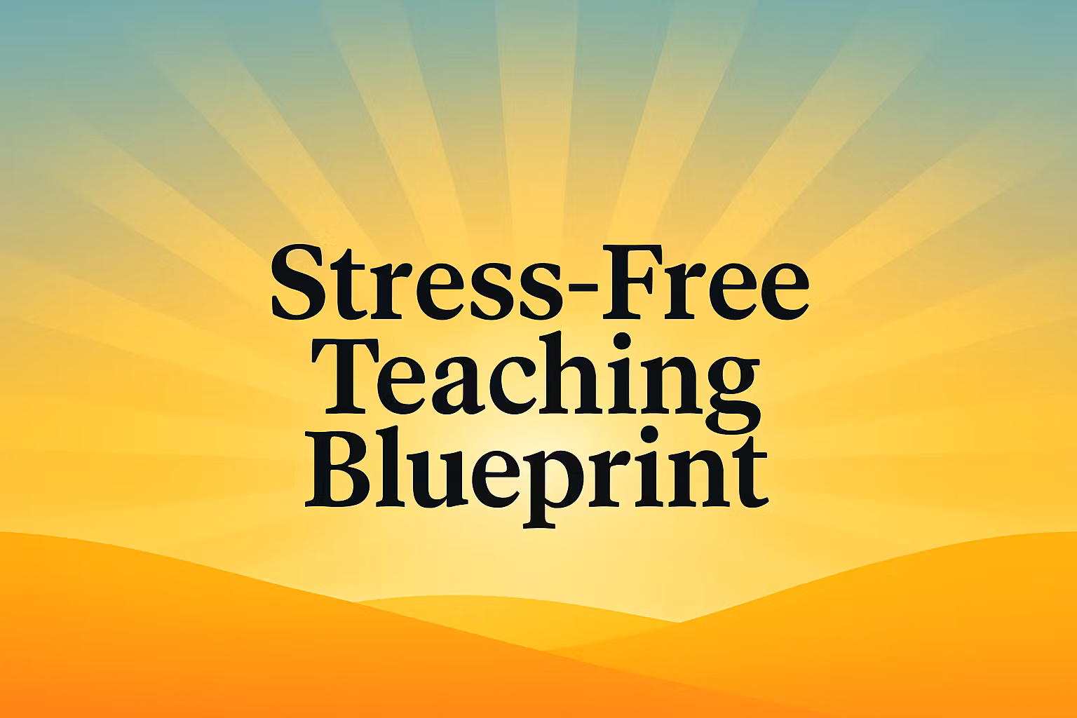 Teacher's Stress Relief Toolki