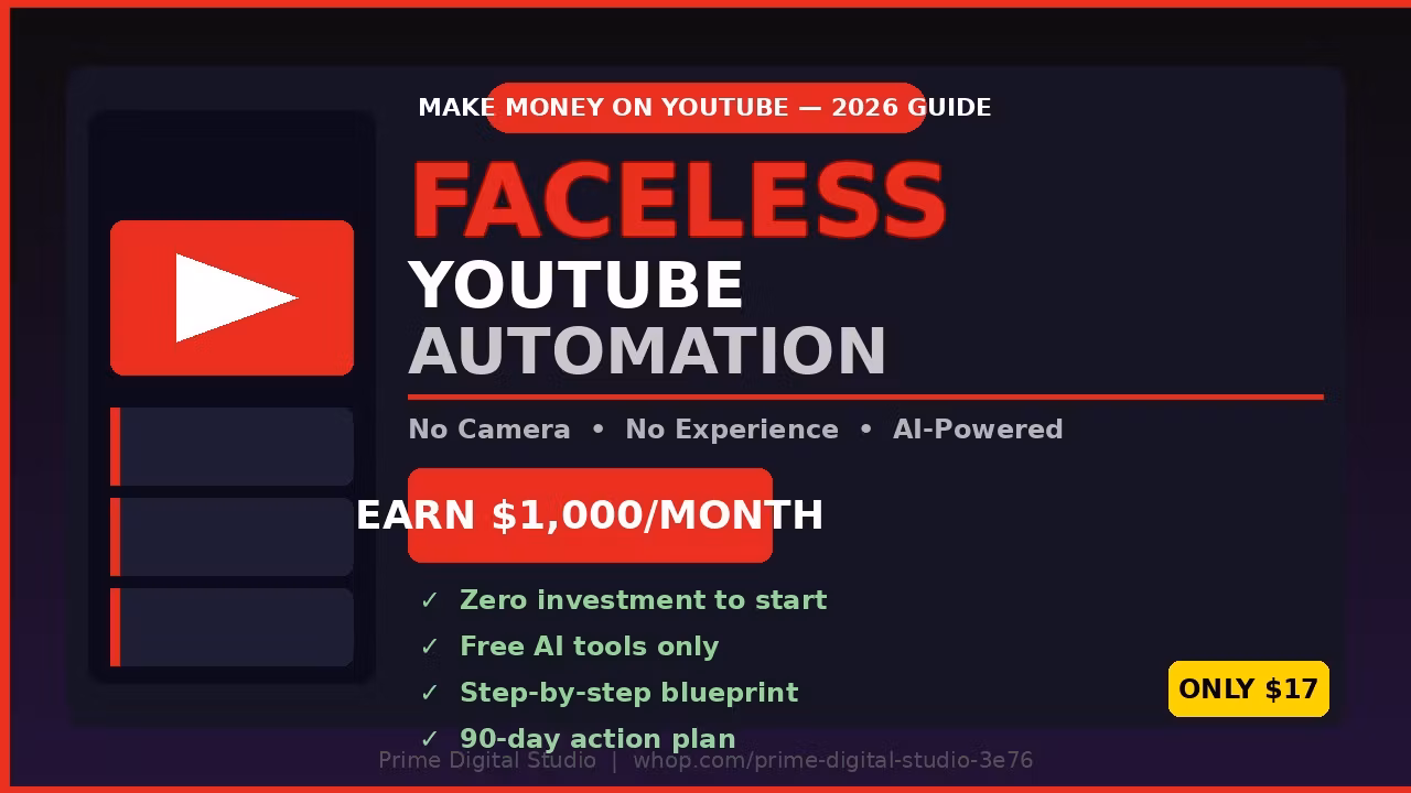 Faceless YouTube Automation Blueprint 2026