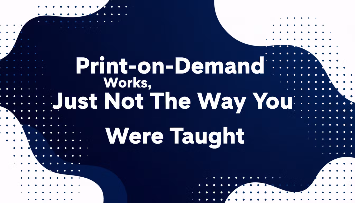 Zero To Sales POD Blueprint