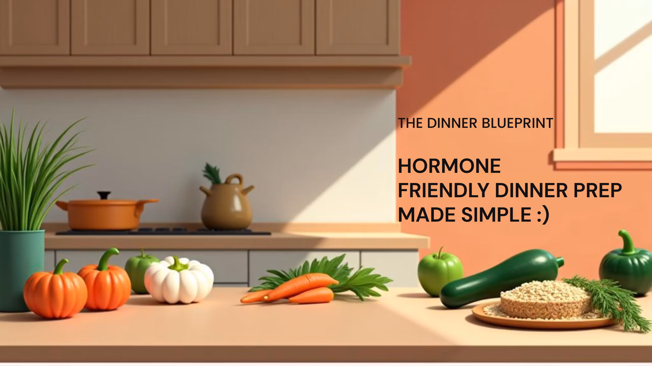 60 Minute Hormone Friendly Dinner Prep