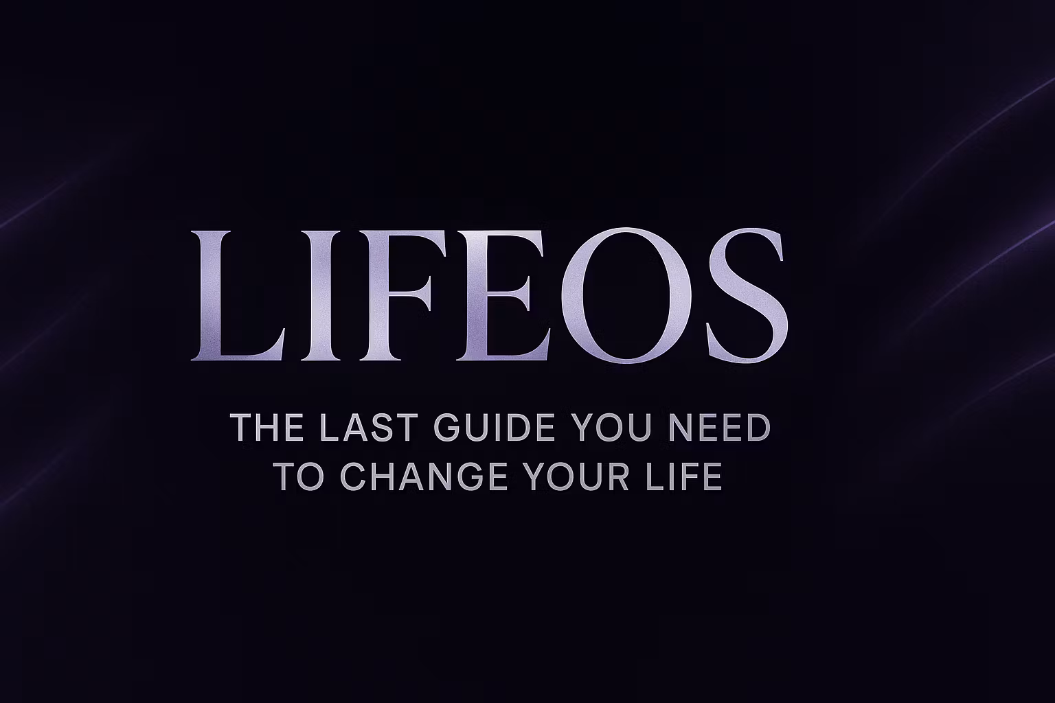 LifeOS™ – 90 Day Self Mastery 