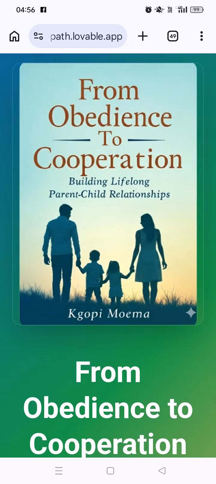 Obedience To CoOperation 