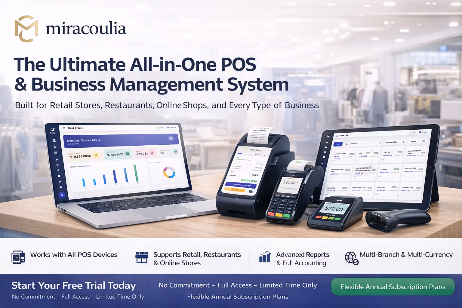 Miracoulia POS – All-in-One