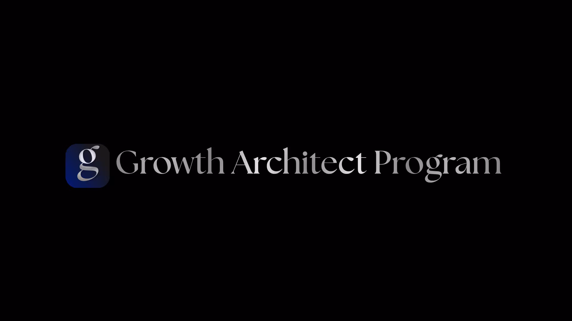 Growth Architect Accelerator