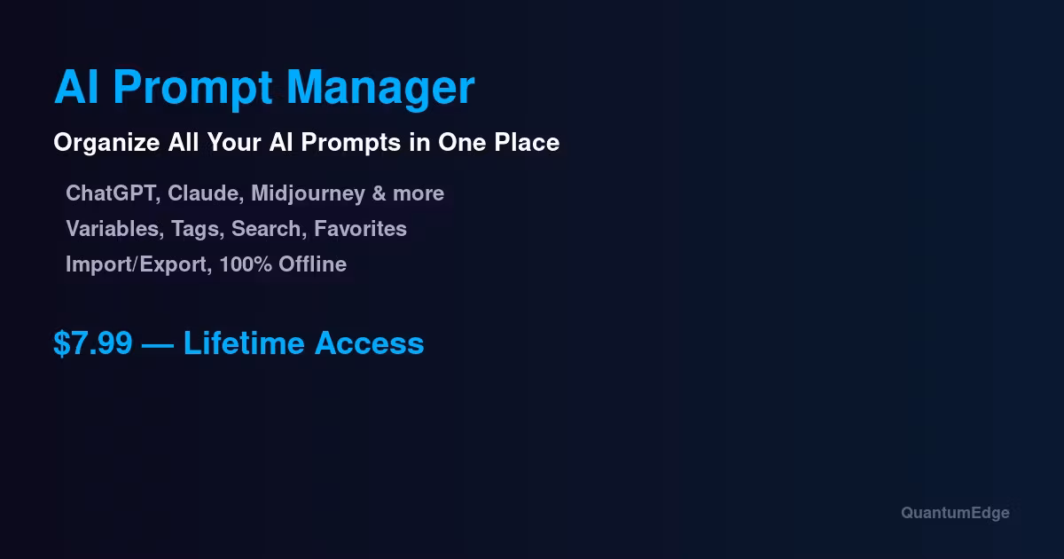 AI Prompt Manager