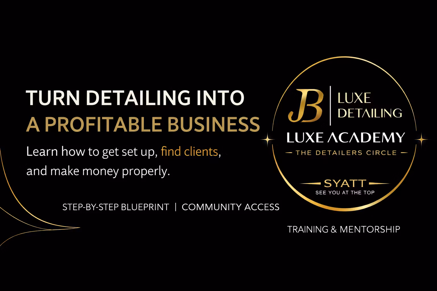JB Luxe Academy: The Detailers Circle