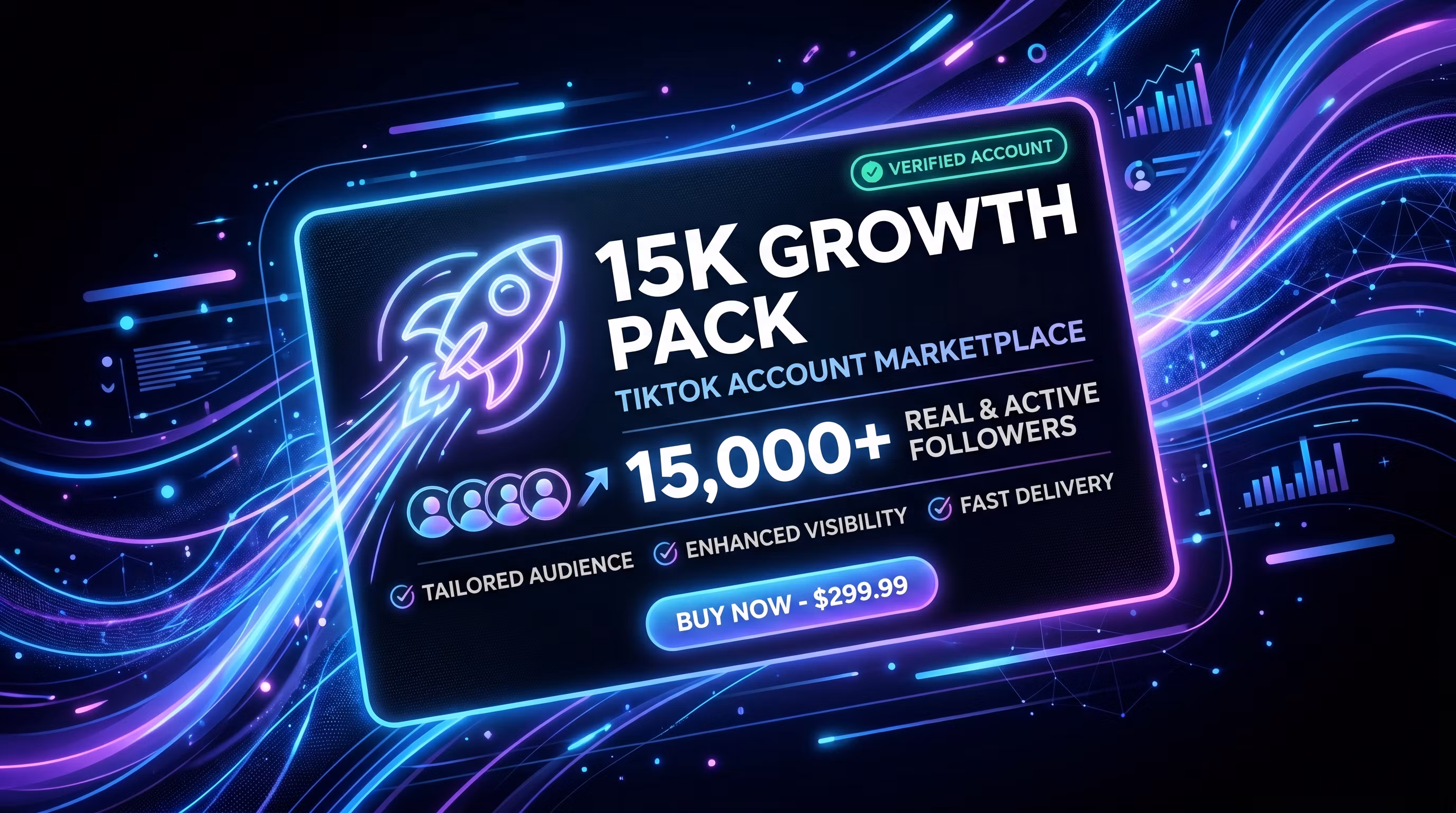 15k Followers Tiktok Account (US/UK)