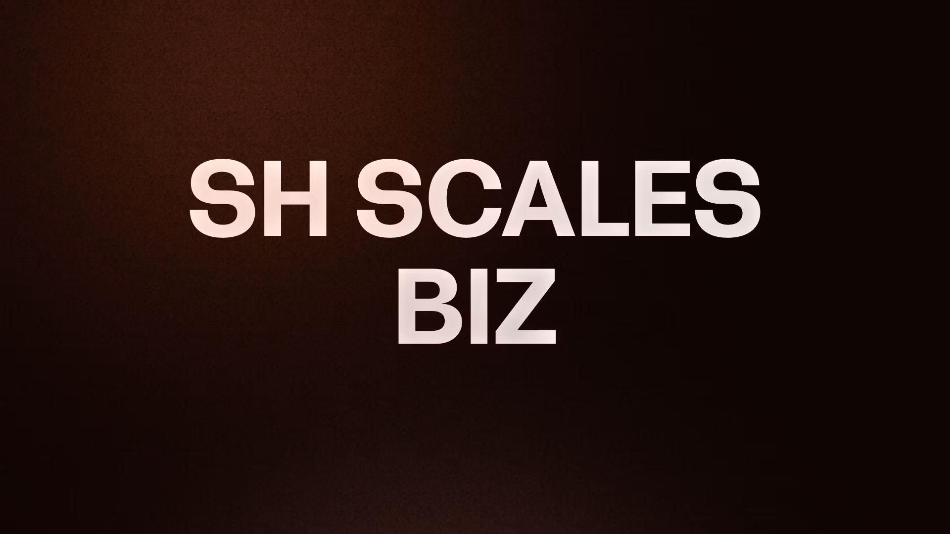 SH SCALES BIZ