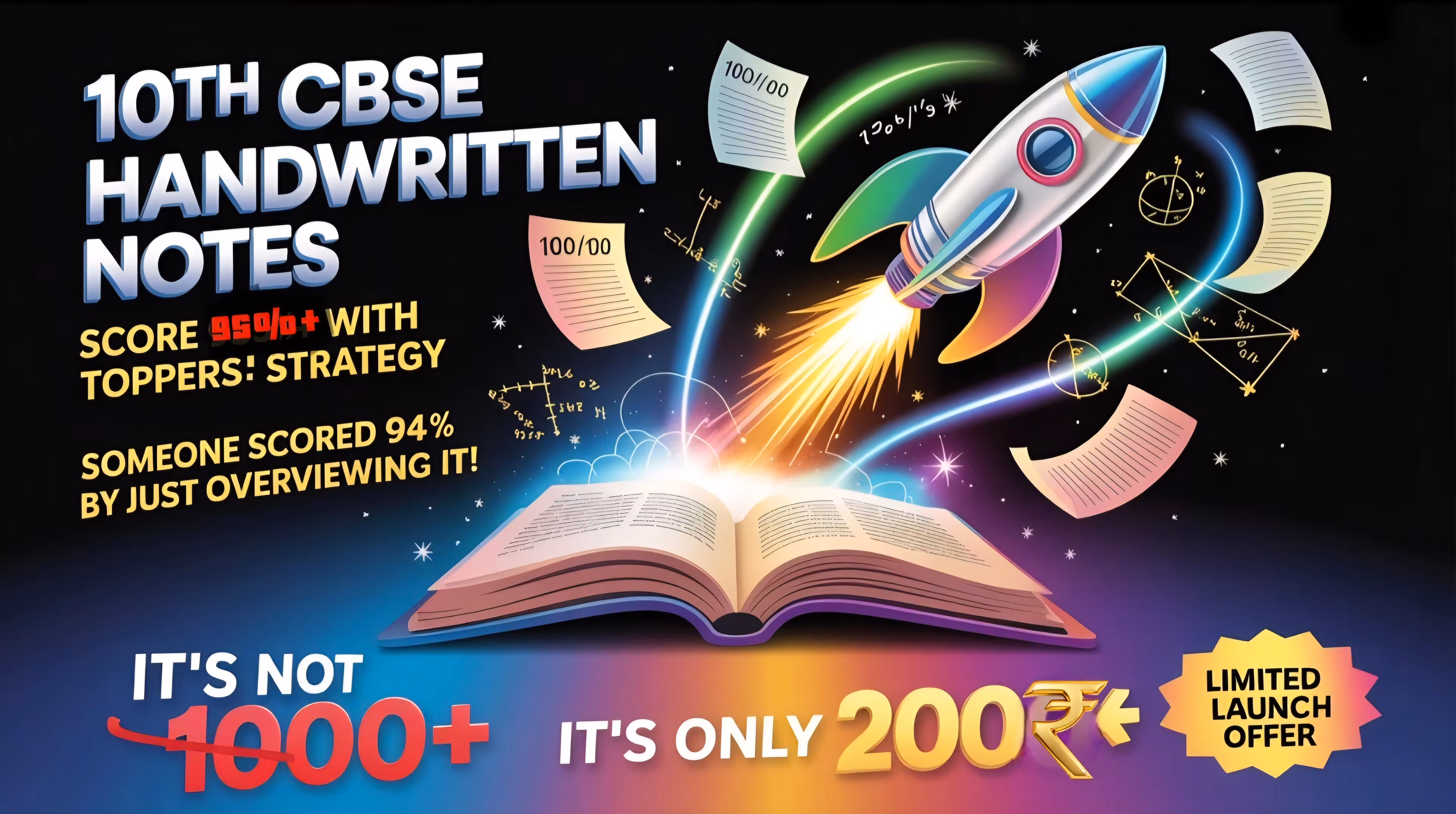 10th HANDWRITTEN NOTES 90%+