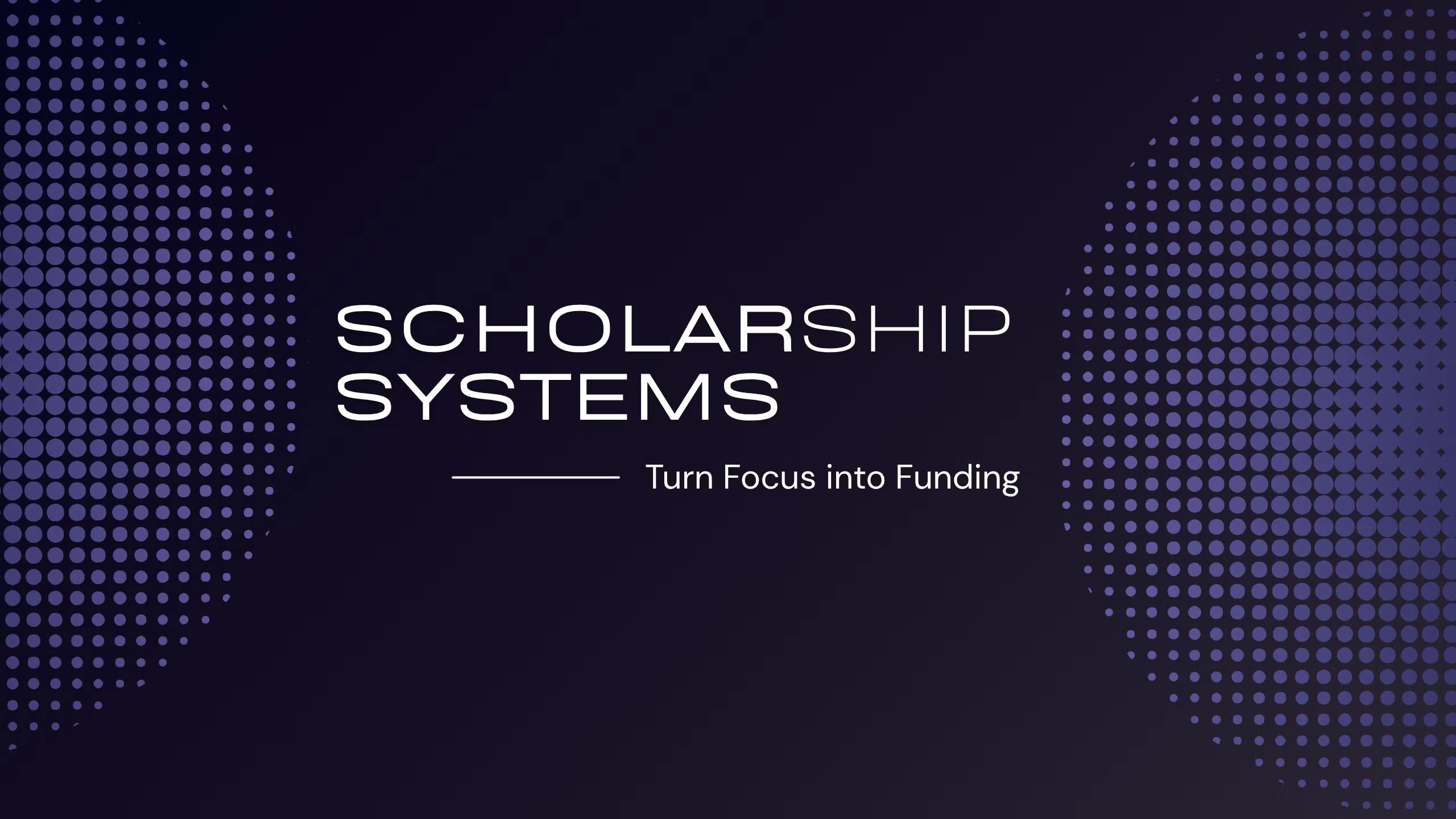 Scholarship Systems